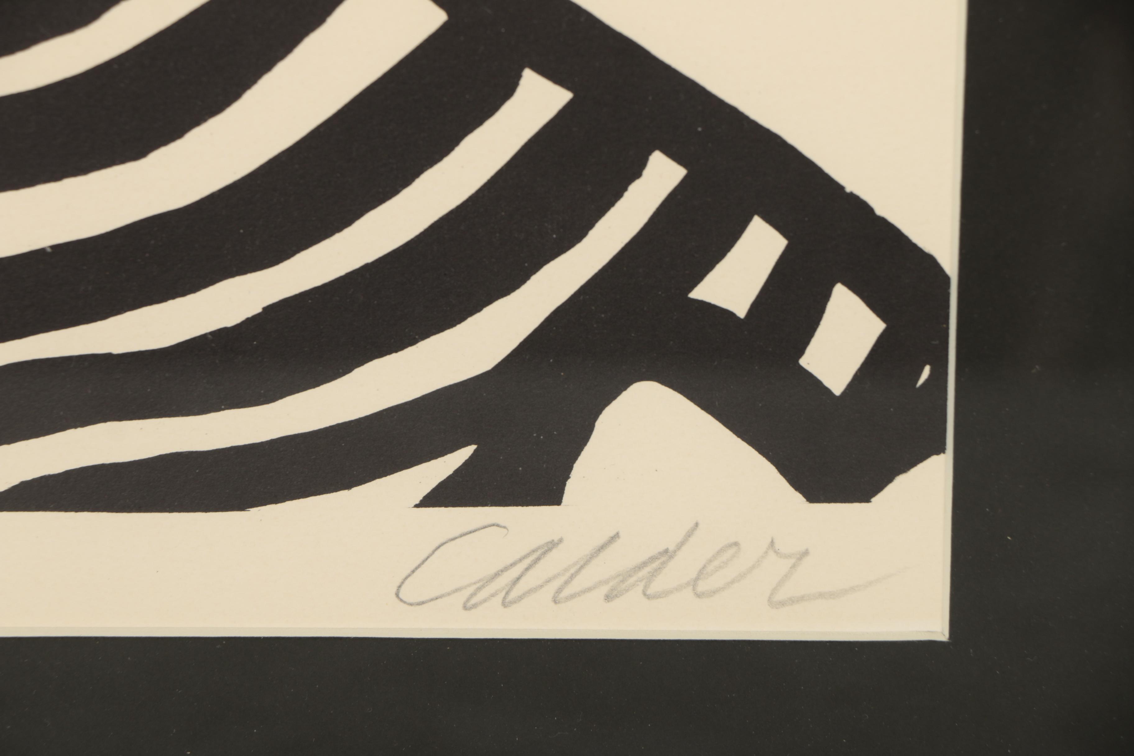 Alexander Calder Lithograph "Les Affichistes"