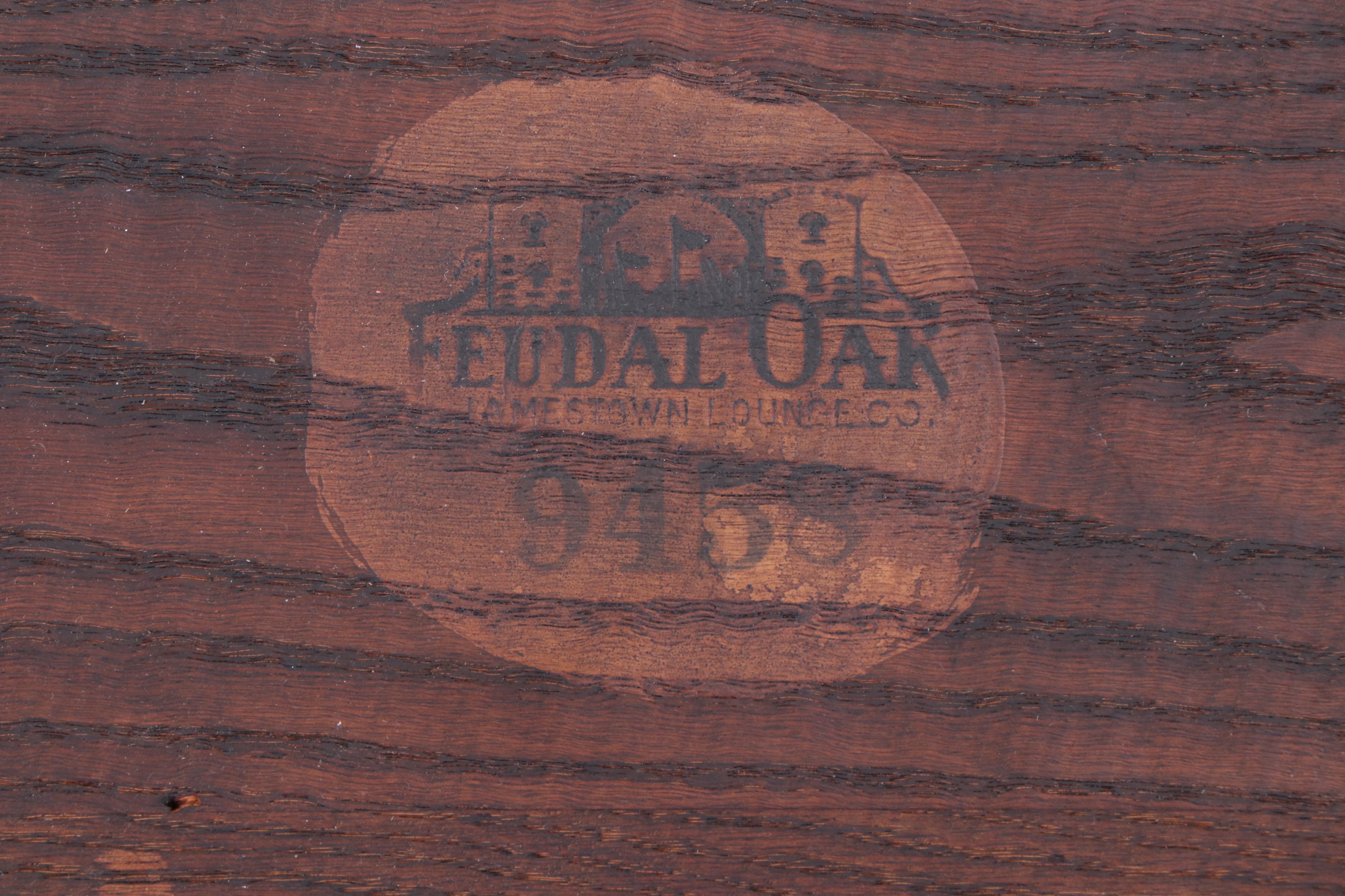 Tudor Style Jamestown Lounge "Feudal Oak" End Table