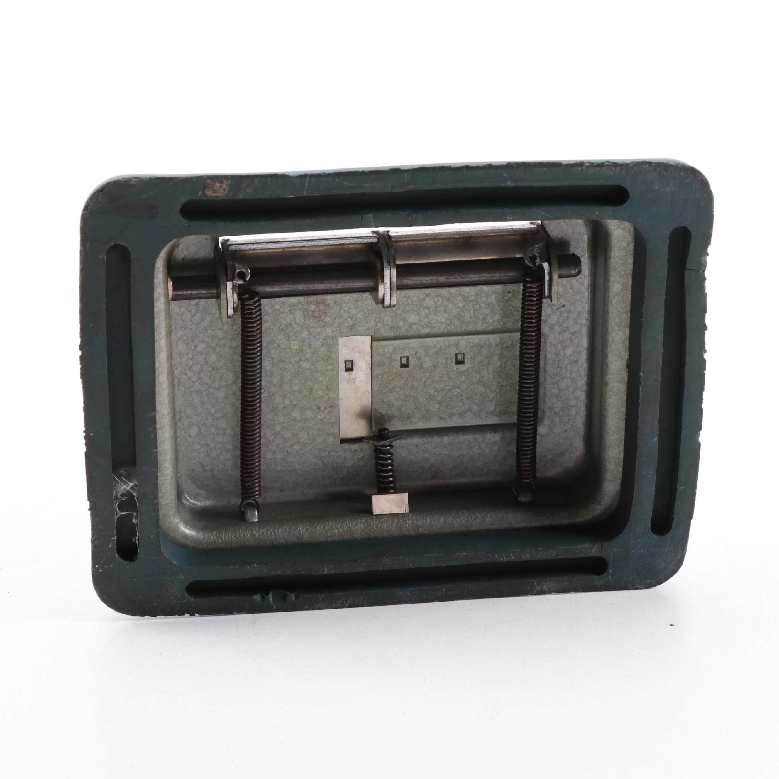 Keystone 16mm Projector, Mansfield Industries Slide Projector, and Film Splicer