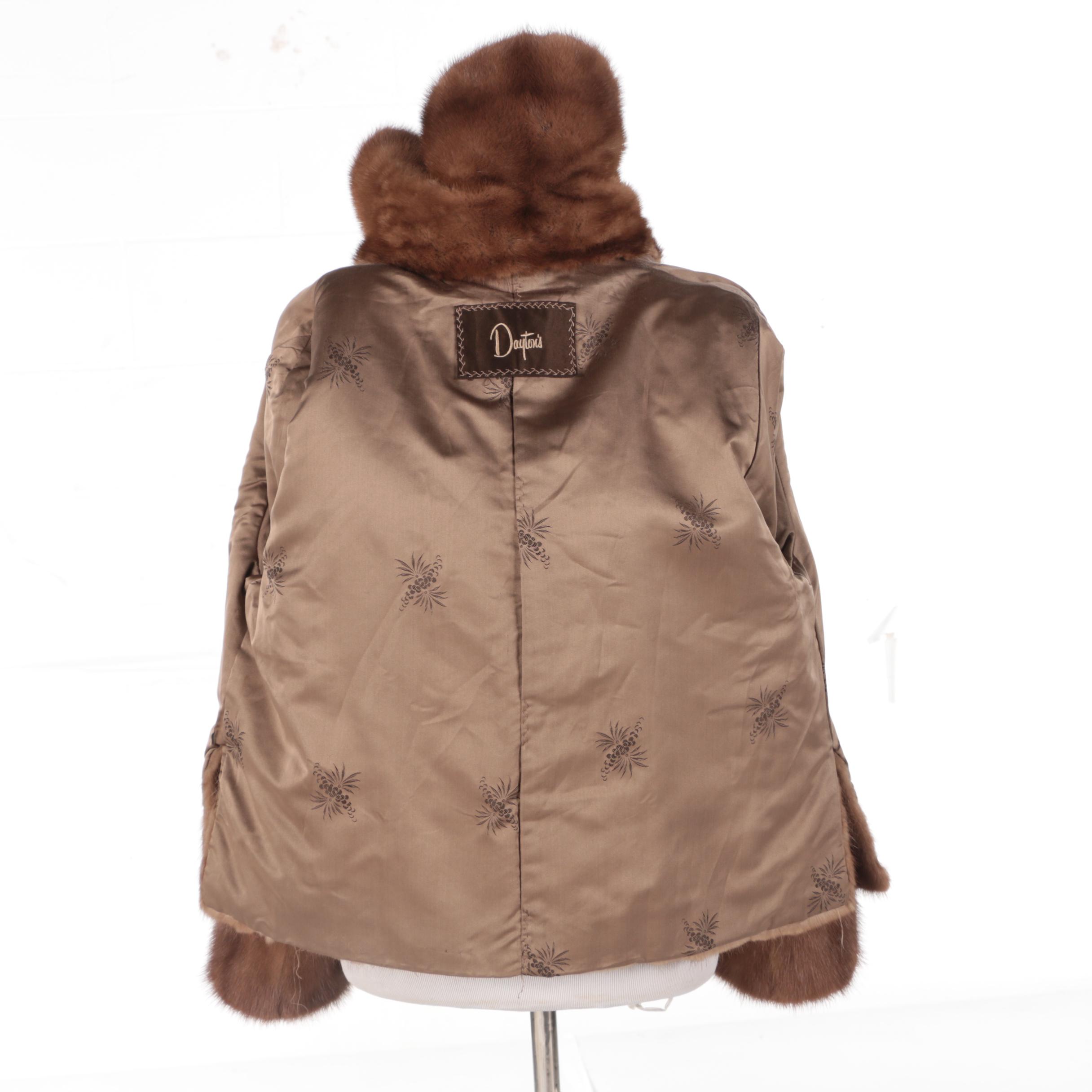 Emba Ranch Mink Fur Jacket from Dayton's, Vintage