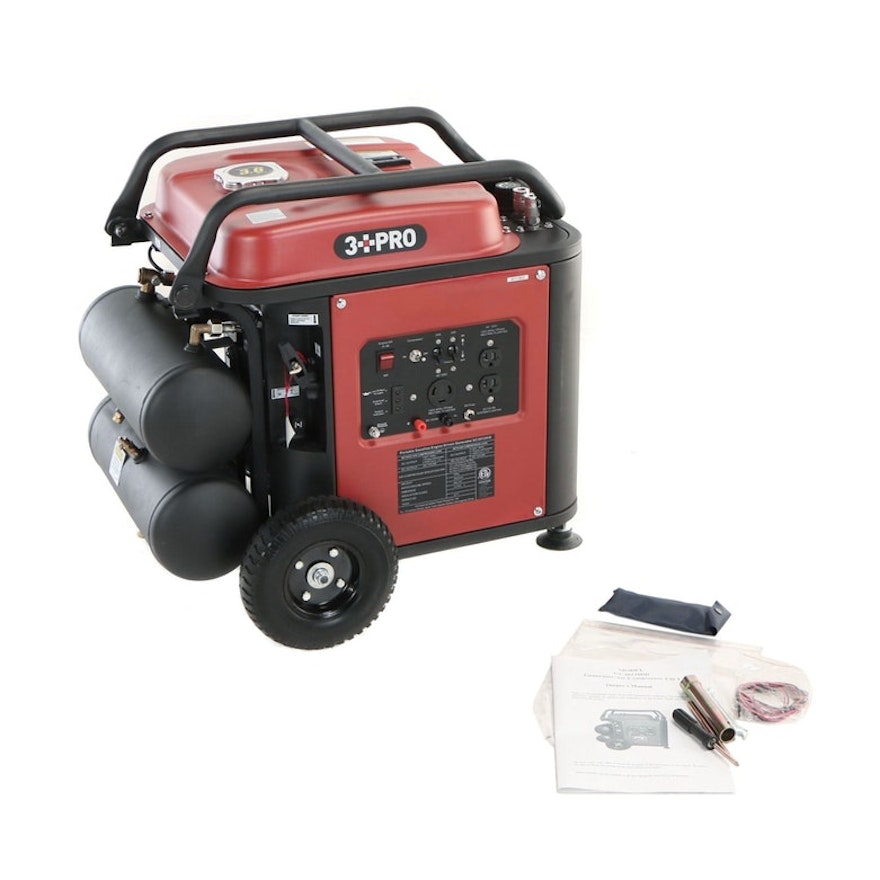 3 PRO Generator / Air Compressor 2 in 1,  Model 3012