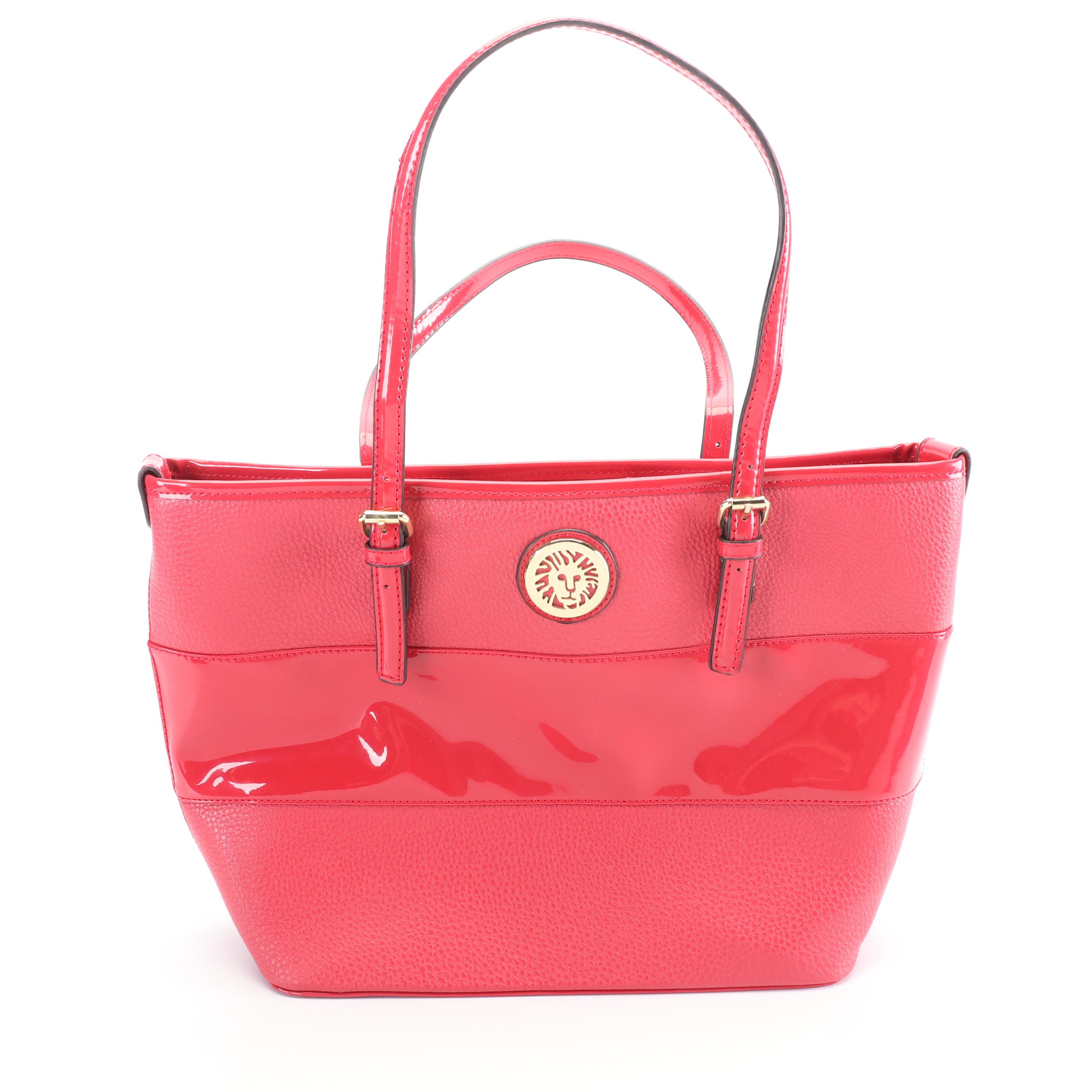 Anne Klein Leather and Patent Leather Shoulder Bags