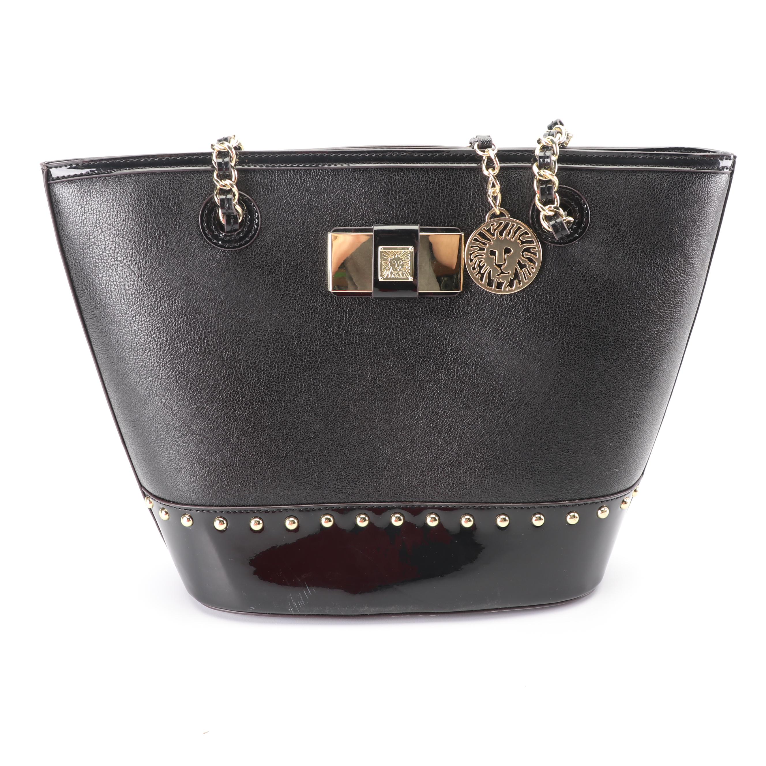 Anne Klein Leather and Patent Leather Shoulder Bags