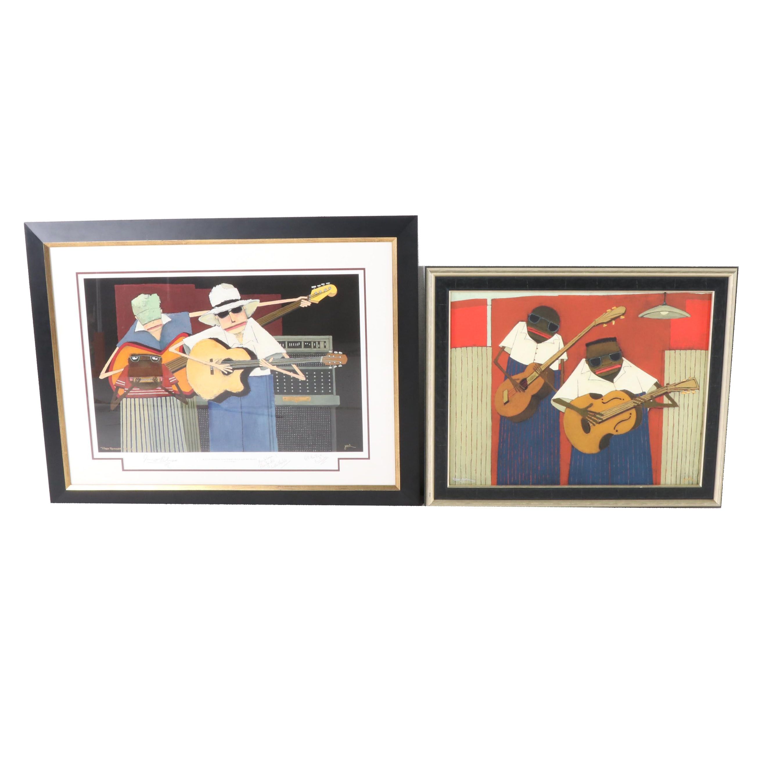 Fred Rogers Giclées Including "Willie Marble with Jimmy Blue and Mr. Shade"