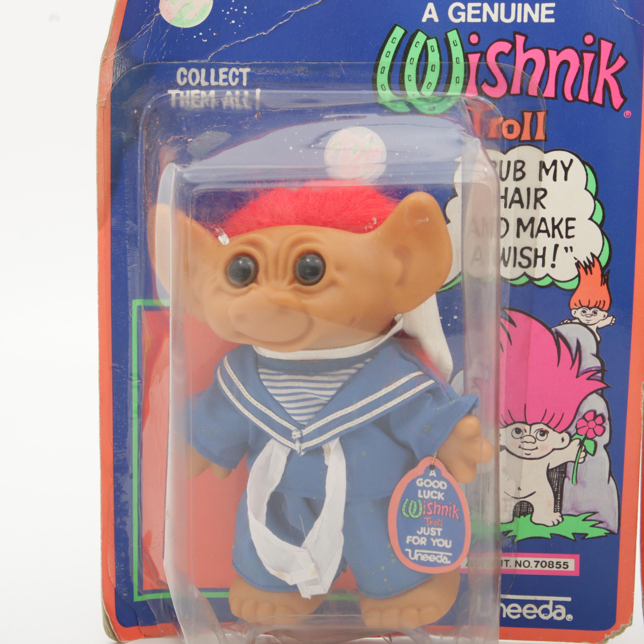 1992 Uneeda "Wishnik" Troll Dolls