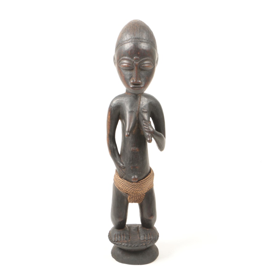 Decorative Wooden Baule Style Figure