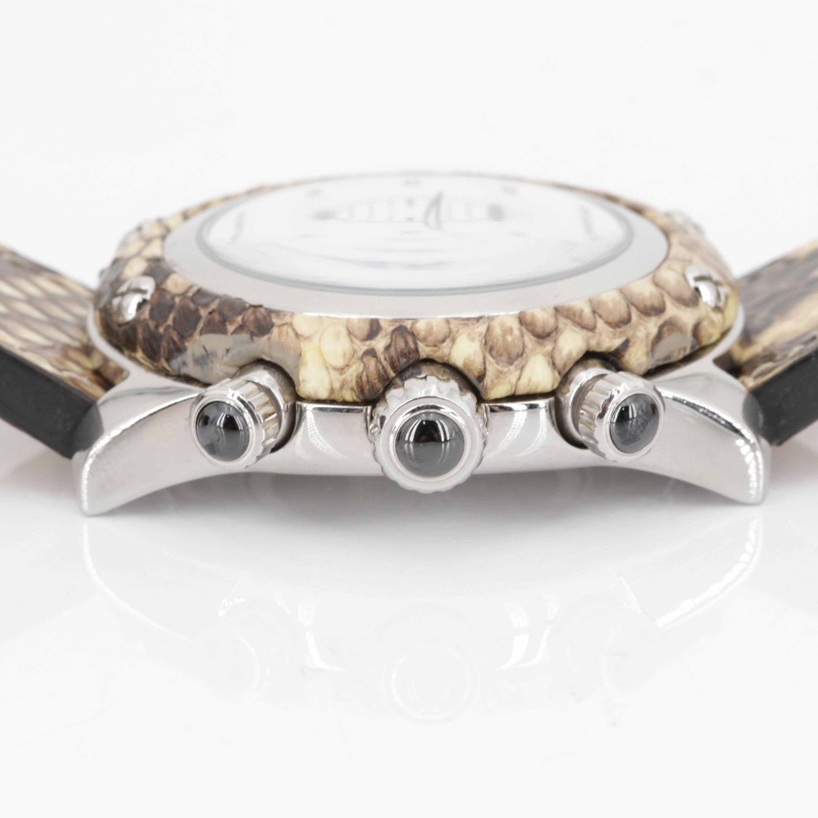 GlamRock Stainless Steel Chronograph Watch