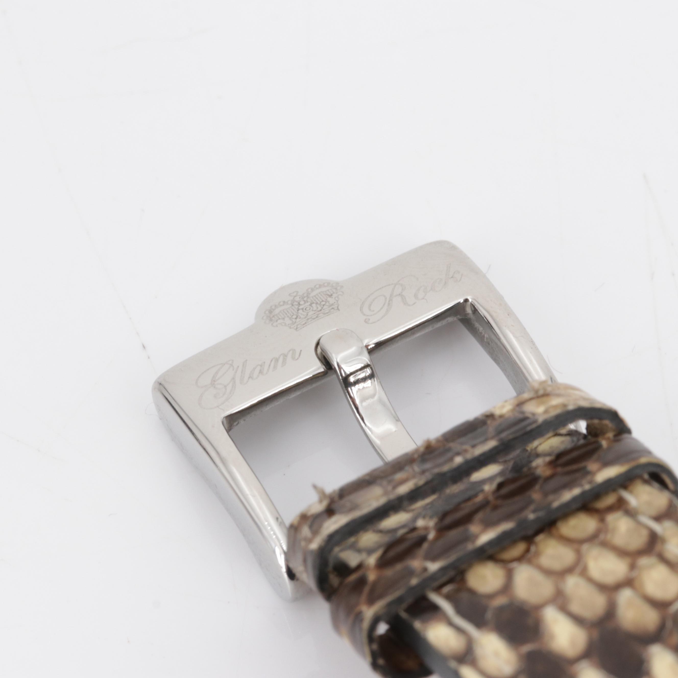 GlamRock Stainless Steel Chronograph Watch