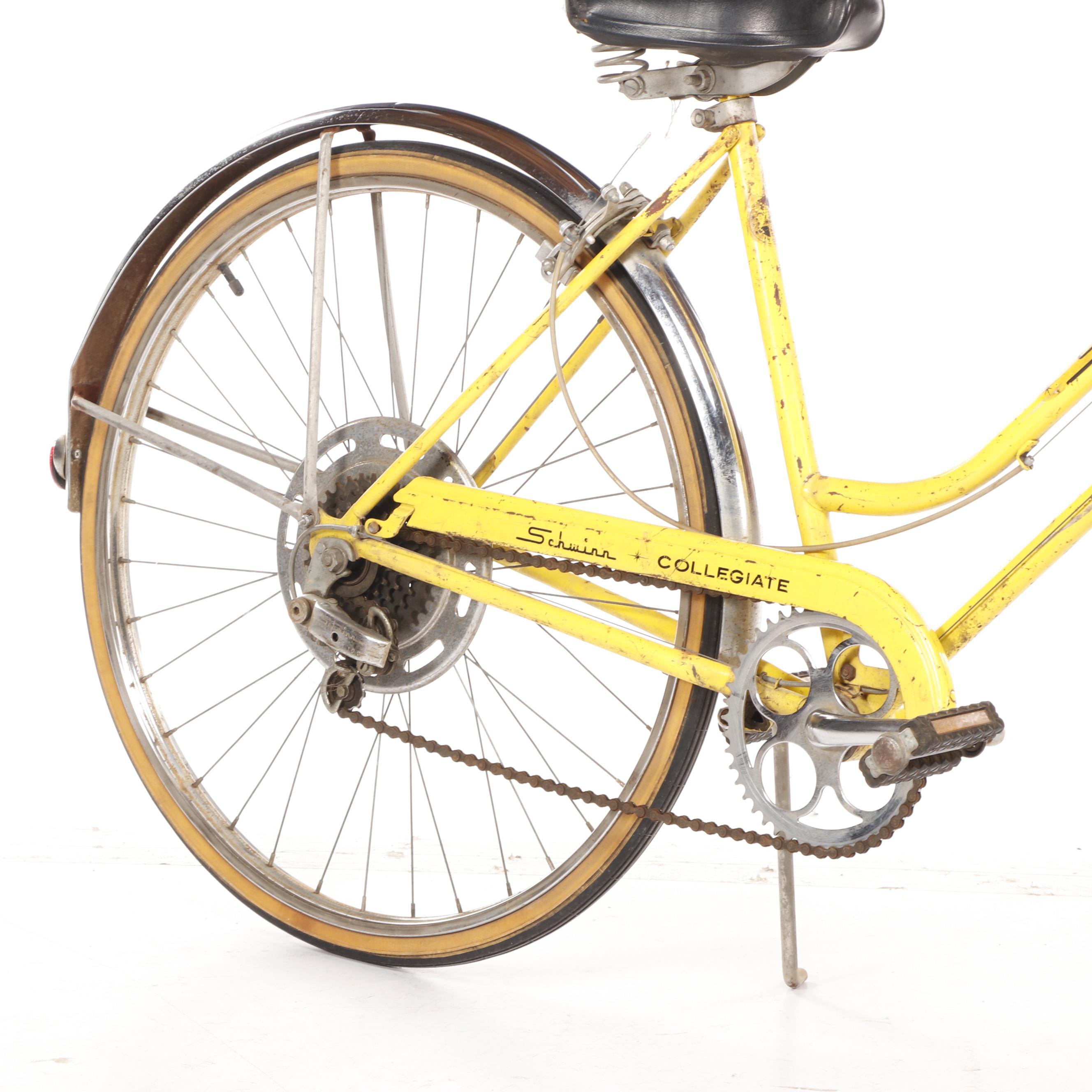Schwinn Yellow "Collegiate" 5-Speed Bicycle, Circa 1970