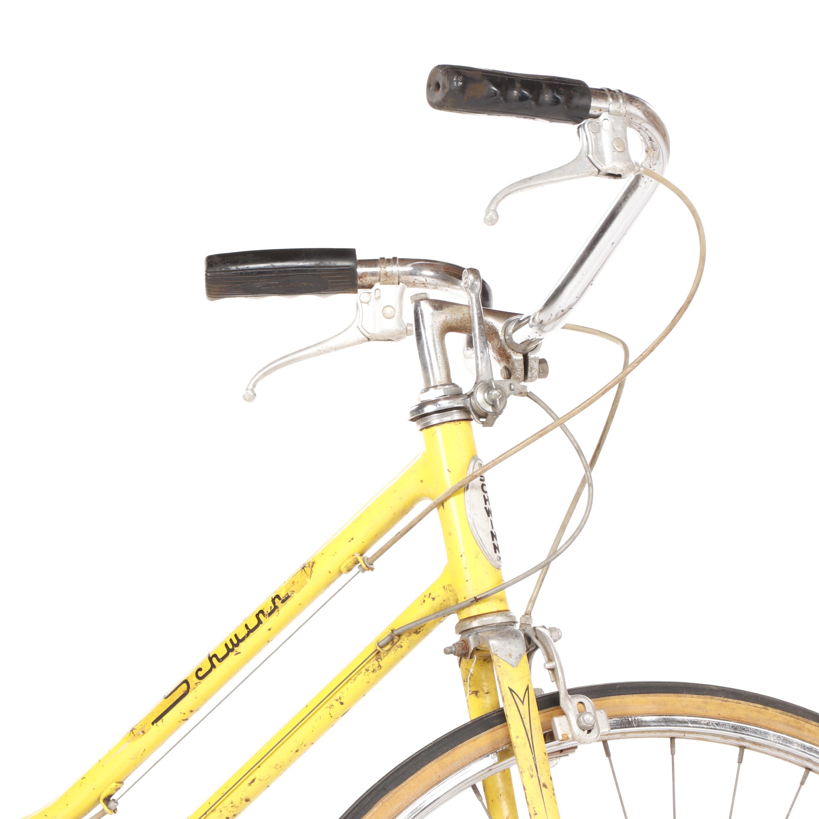 Schwinn Yellow "Collegiate" 5-Speed Bicycle, Circa 1970