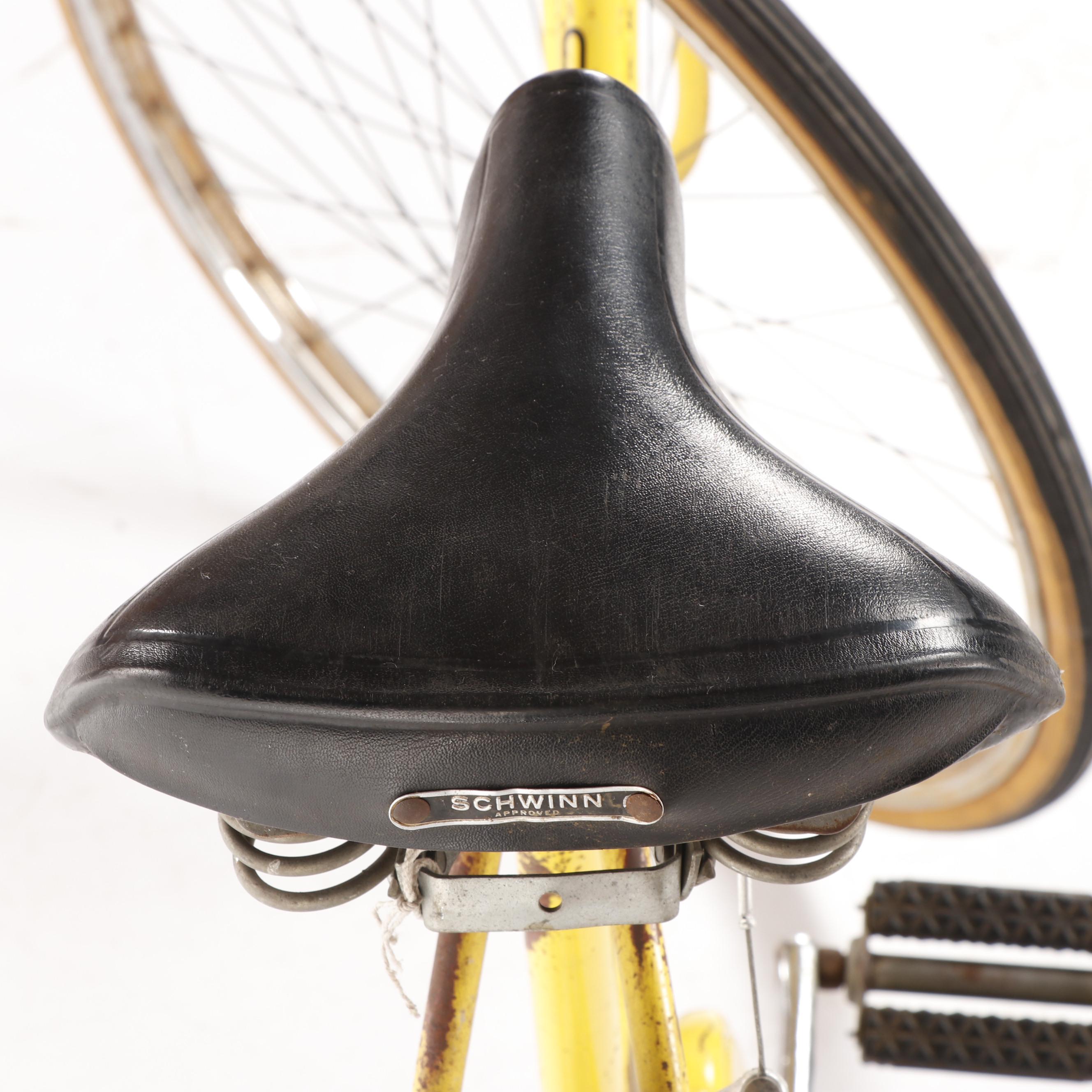 Schwinn Yellow "Collegiate" 5-Speed Bicycle, Circa 1970