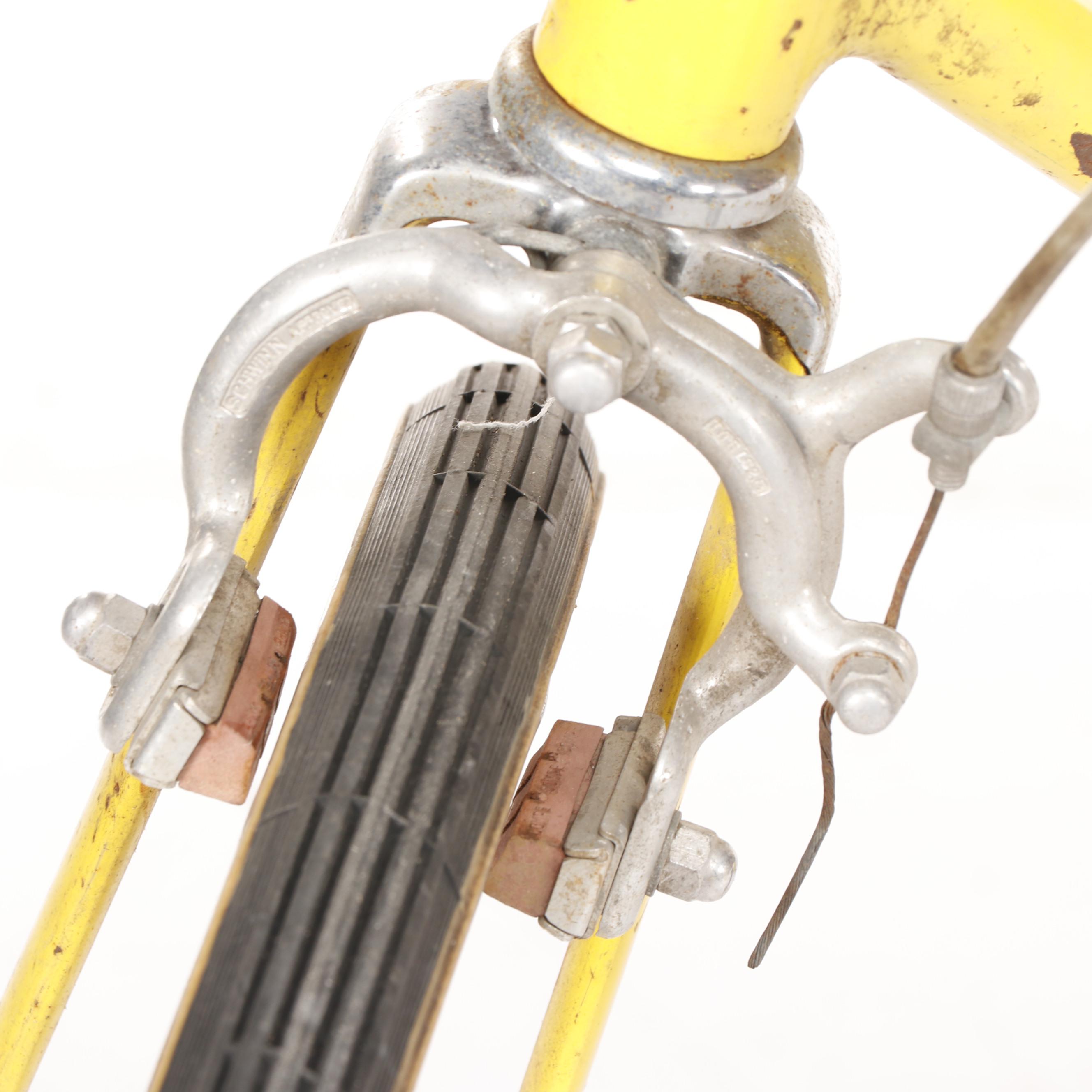 Schwinn Yellow "Collegiate" 5-Speed Bicycle, Circa 1970