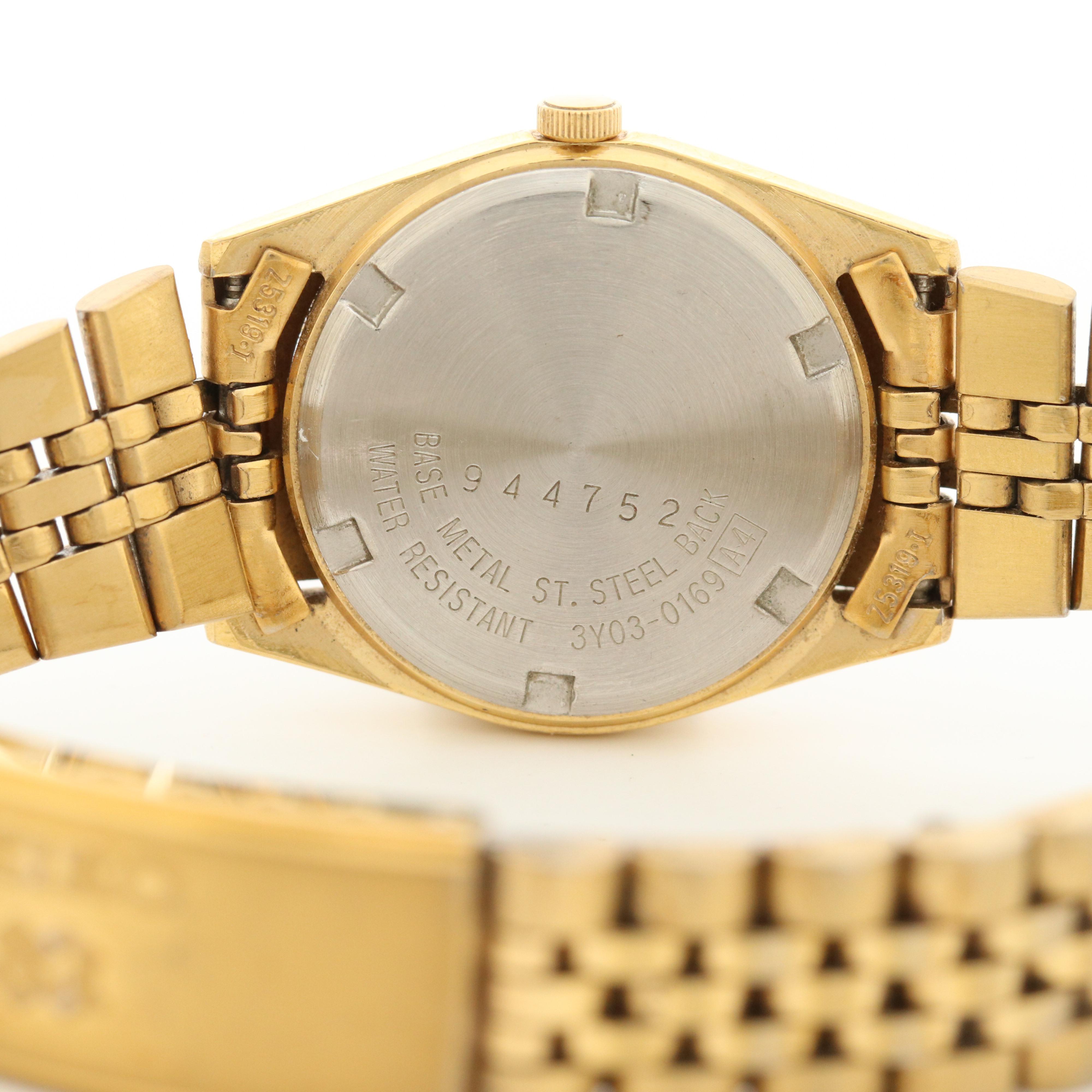 Collection of Seiko Gold Tone Quartz Watches
