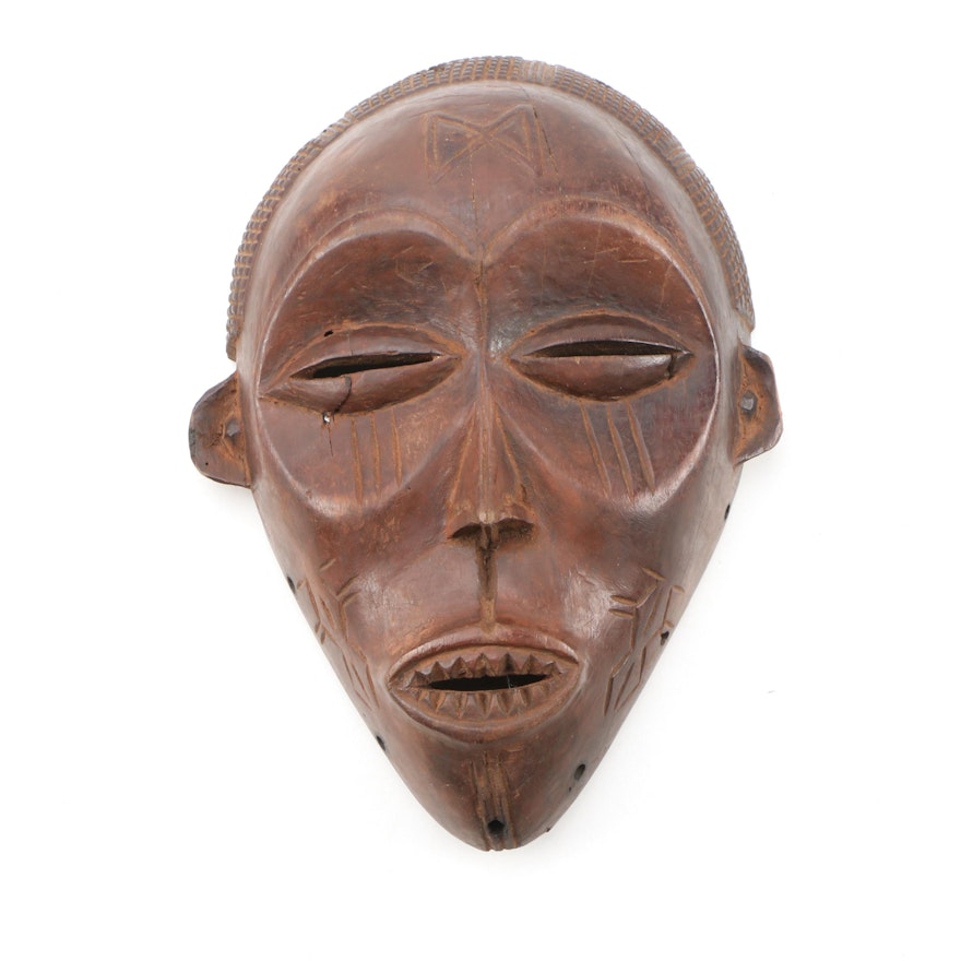 Wooden Chokwe Style Mask