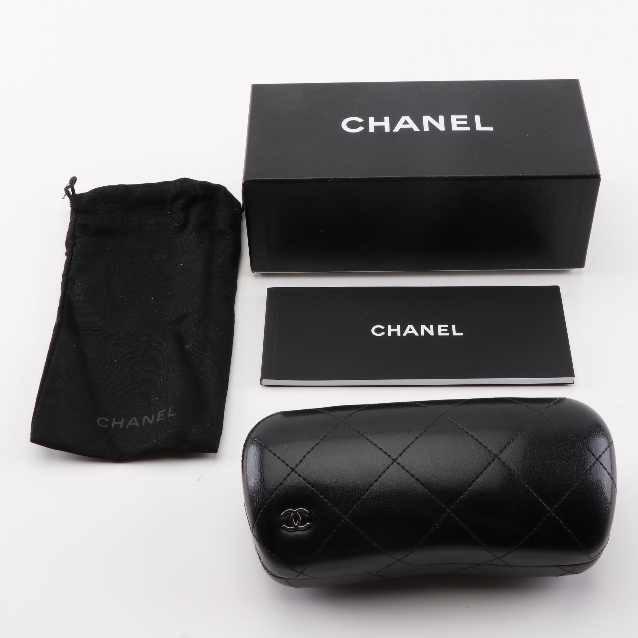Chanel 4195-Q Aviator Quilted Lambskin Sunglasses with Case