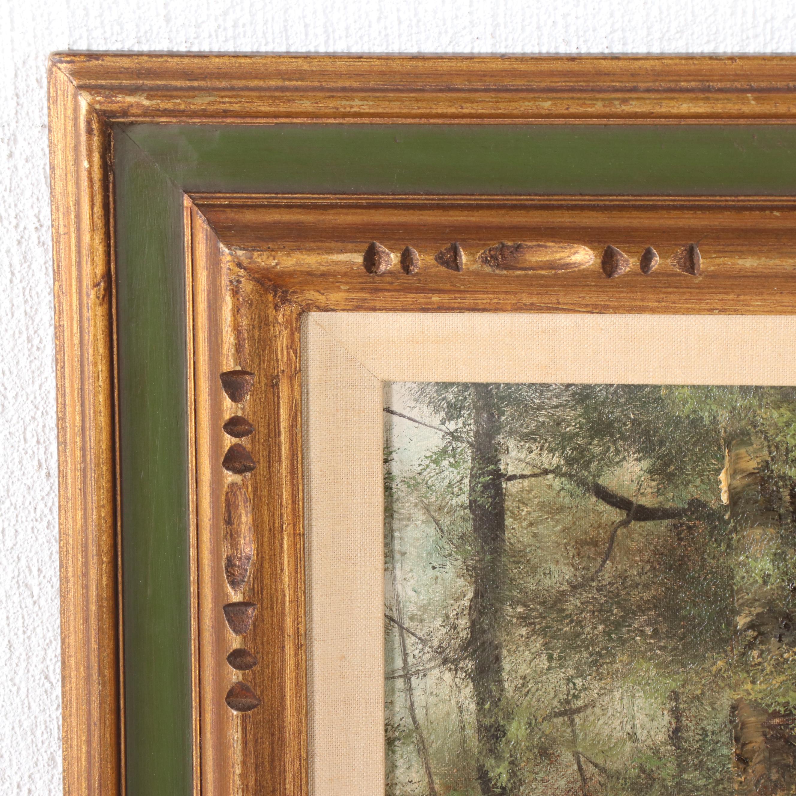 Wollinger Forest Landscape Oil Painting