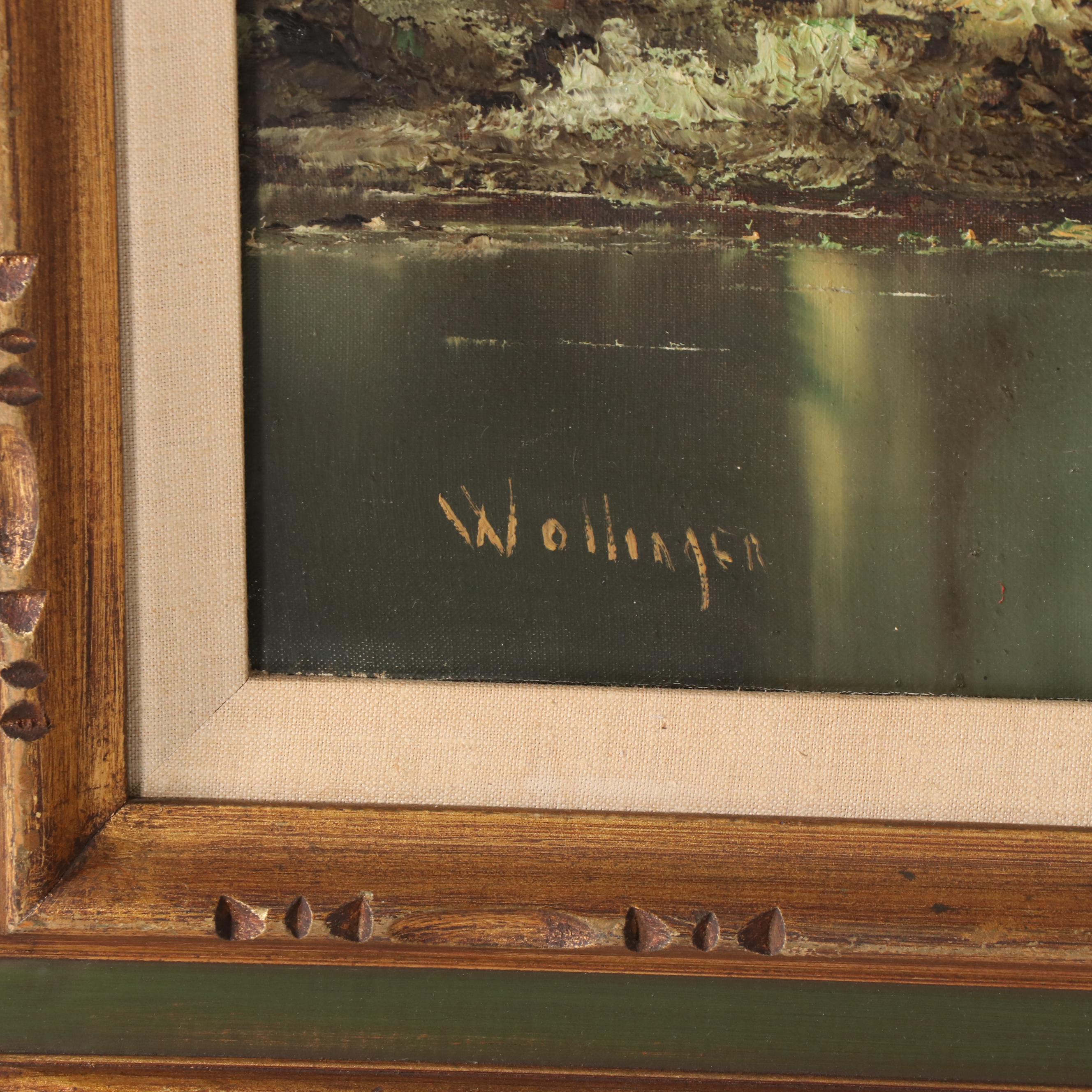 Wollinger Forest Landscape Oil Painting