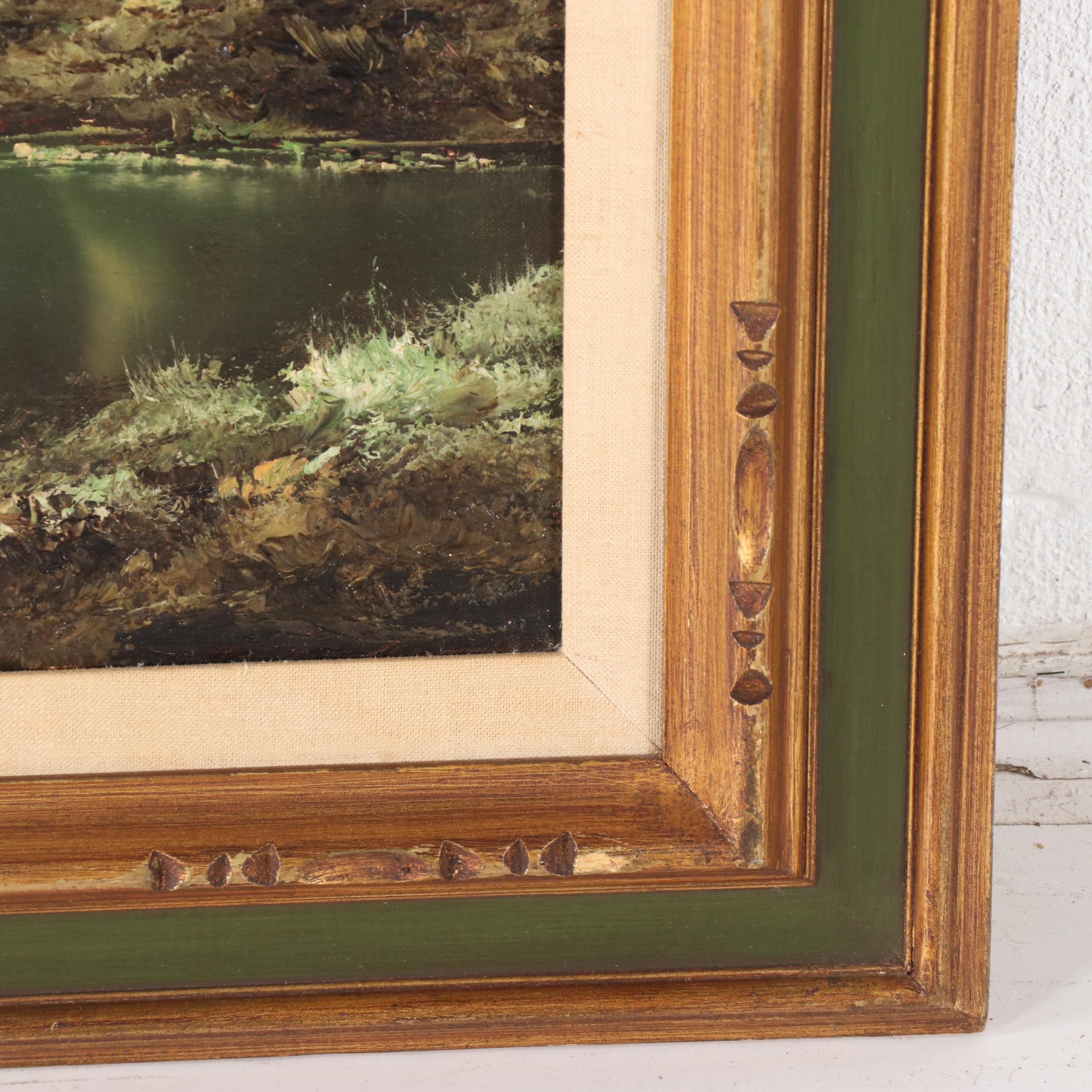 Wollinger Forest Landscape Oil Painting