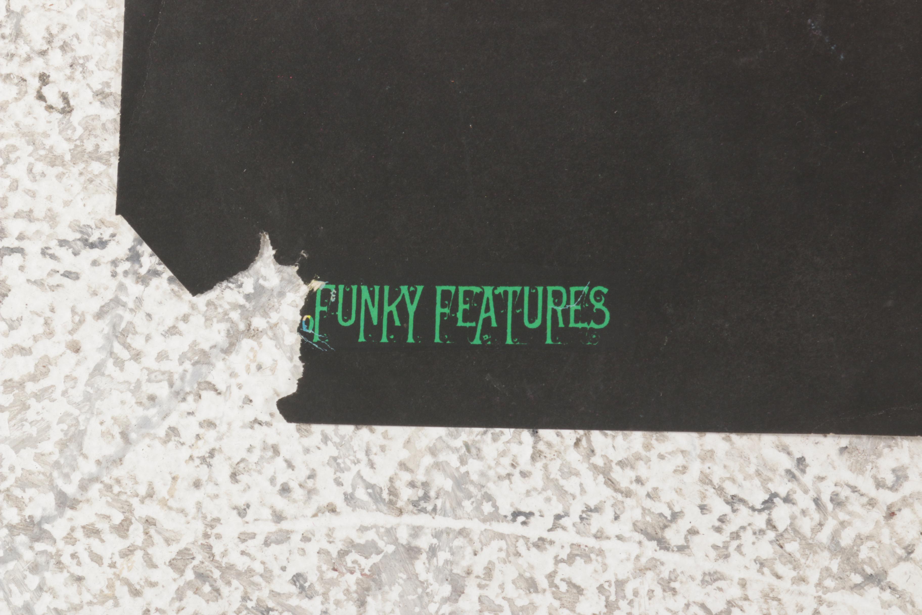 Vintage Funky Features, Gary Edwards "In My Room" Blacklight Posters