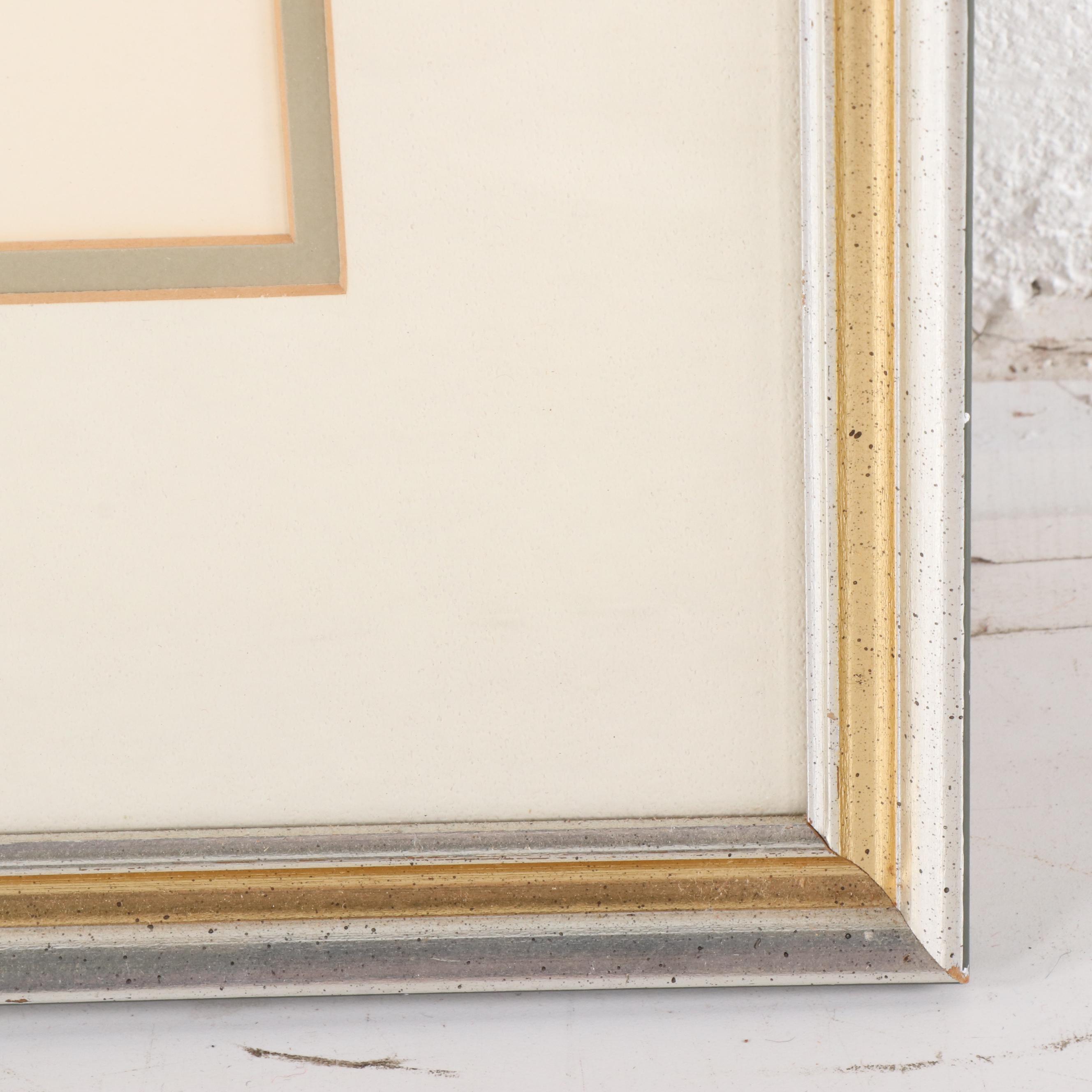 Anne Worsham Richardson Offset Lithograph "Cardinal with Live Oak"