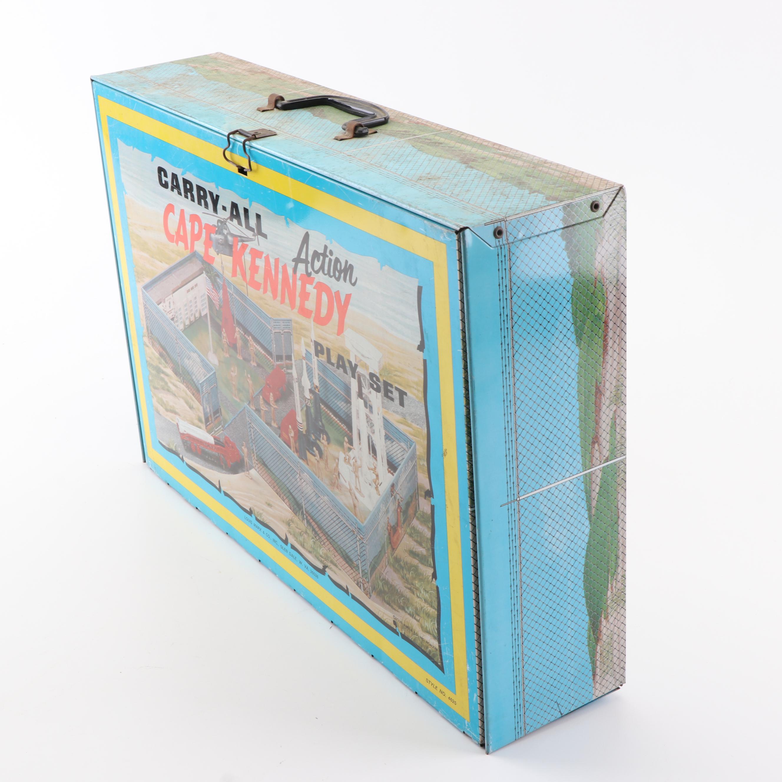 1968 Louis Marx Co. Carry-All Action Cape Kennedy Play Set
