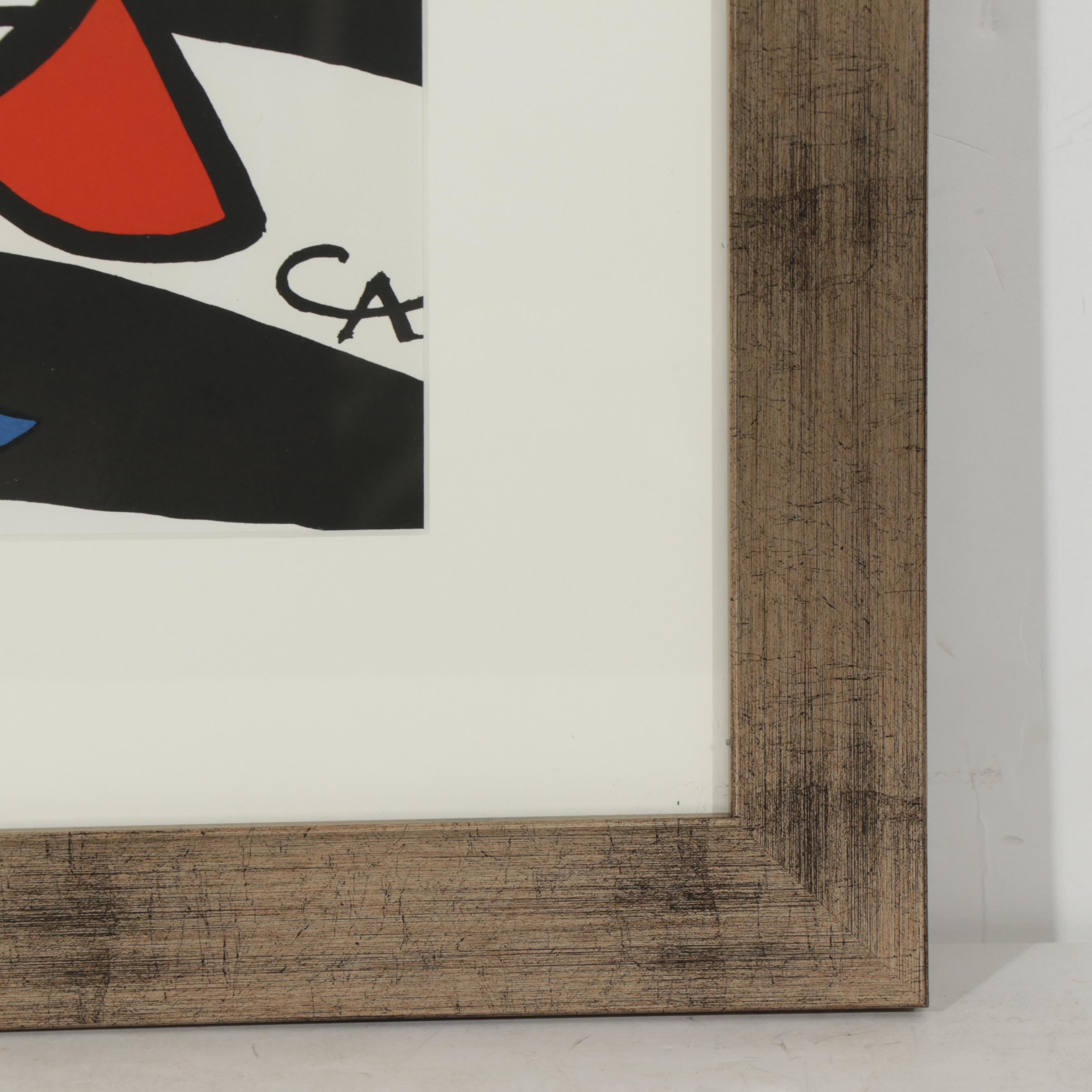 Alexander Calder Double Page Color Lithograph for "Derrière le Miroir"