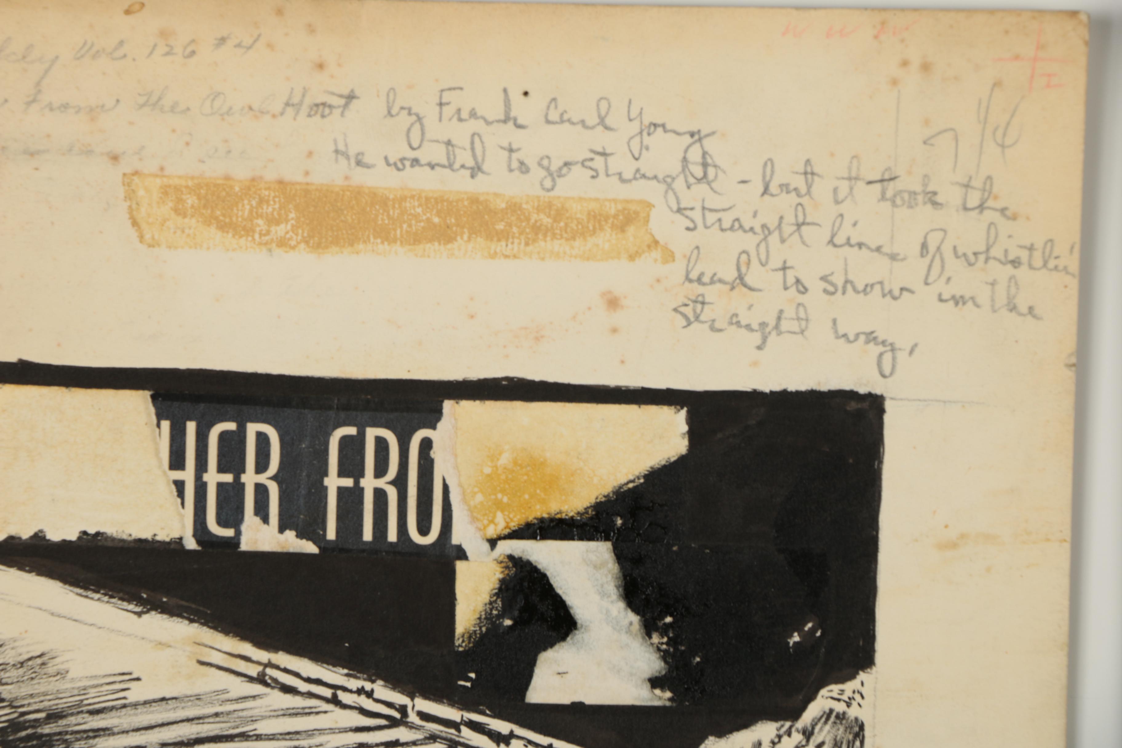 Lorence F. Bjorklund Ink Illustrations for "Street & Smith's Wild West Weekly"