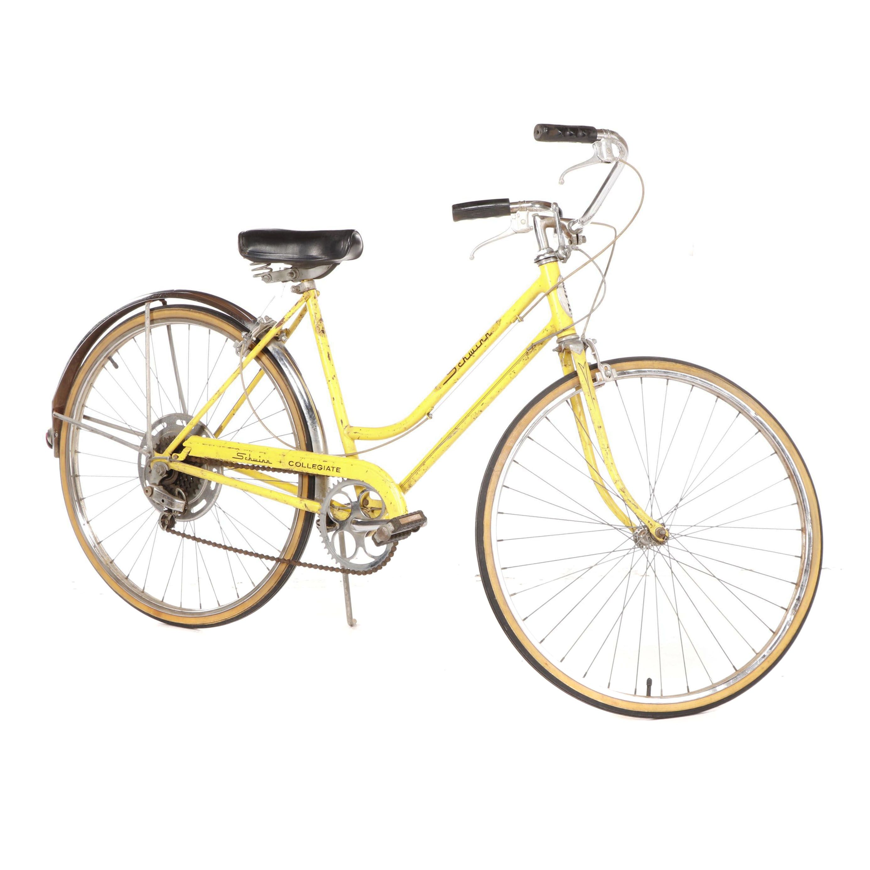 Schwinn Yellow "Collegiate" 5-Speed Bicycle, Circa 1970