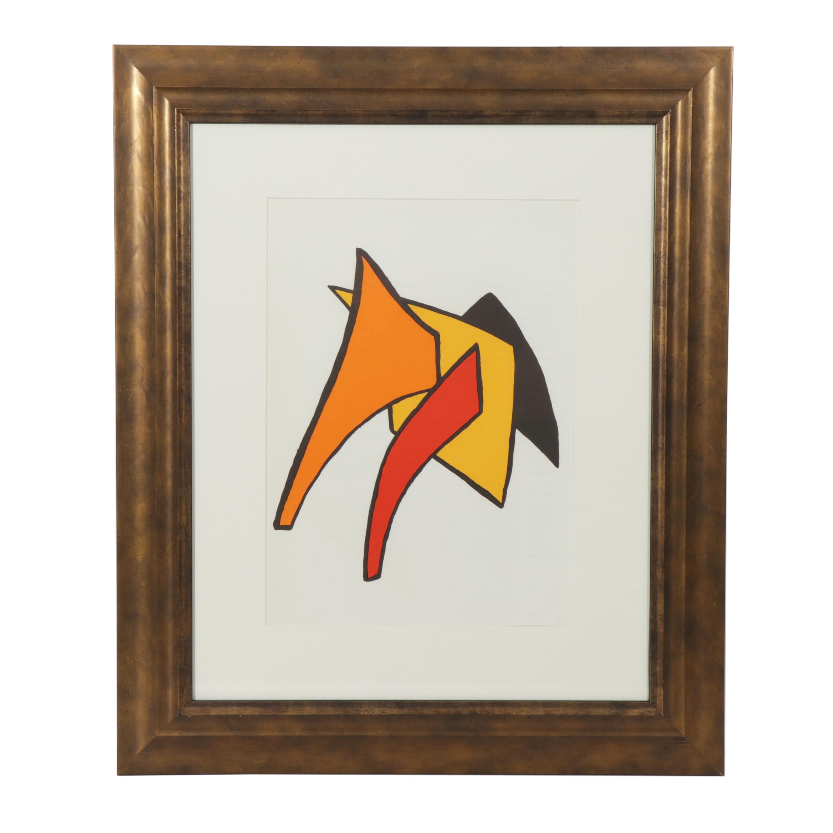 Alexander Calder Color Lithograph for "Derrière le Miroir"