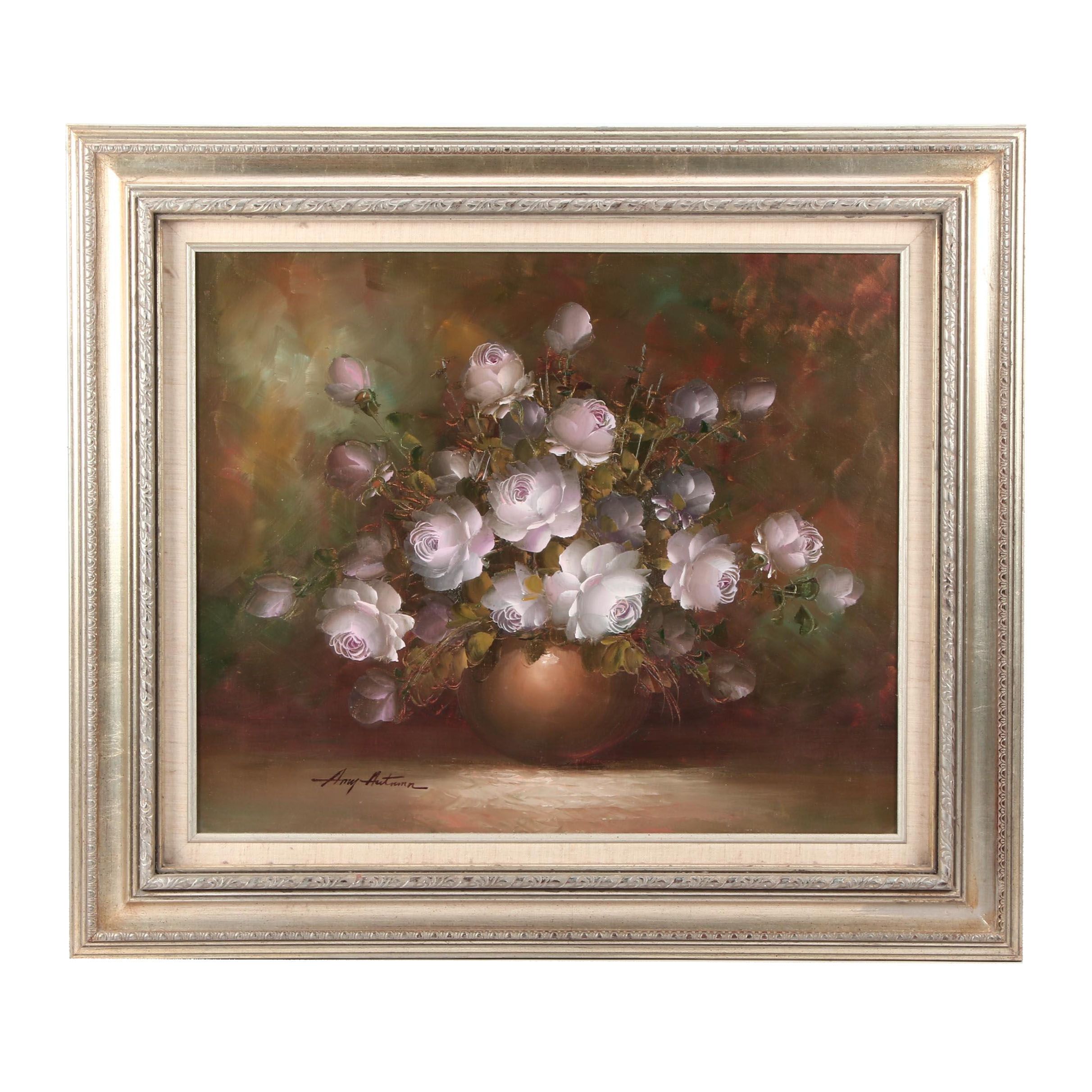 Amy Autumn Decorative Floral Oil Painting