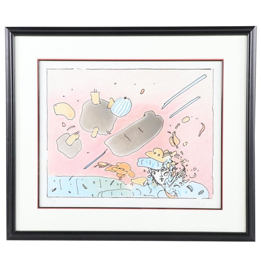 Peter Max Color Lithograph "Day Dreaming"