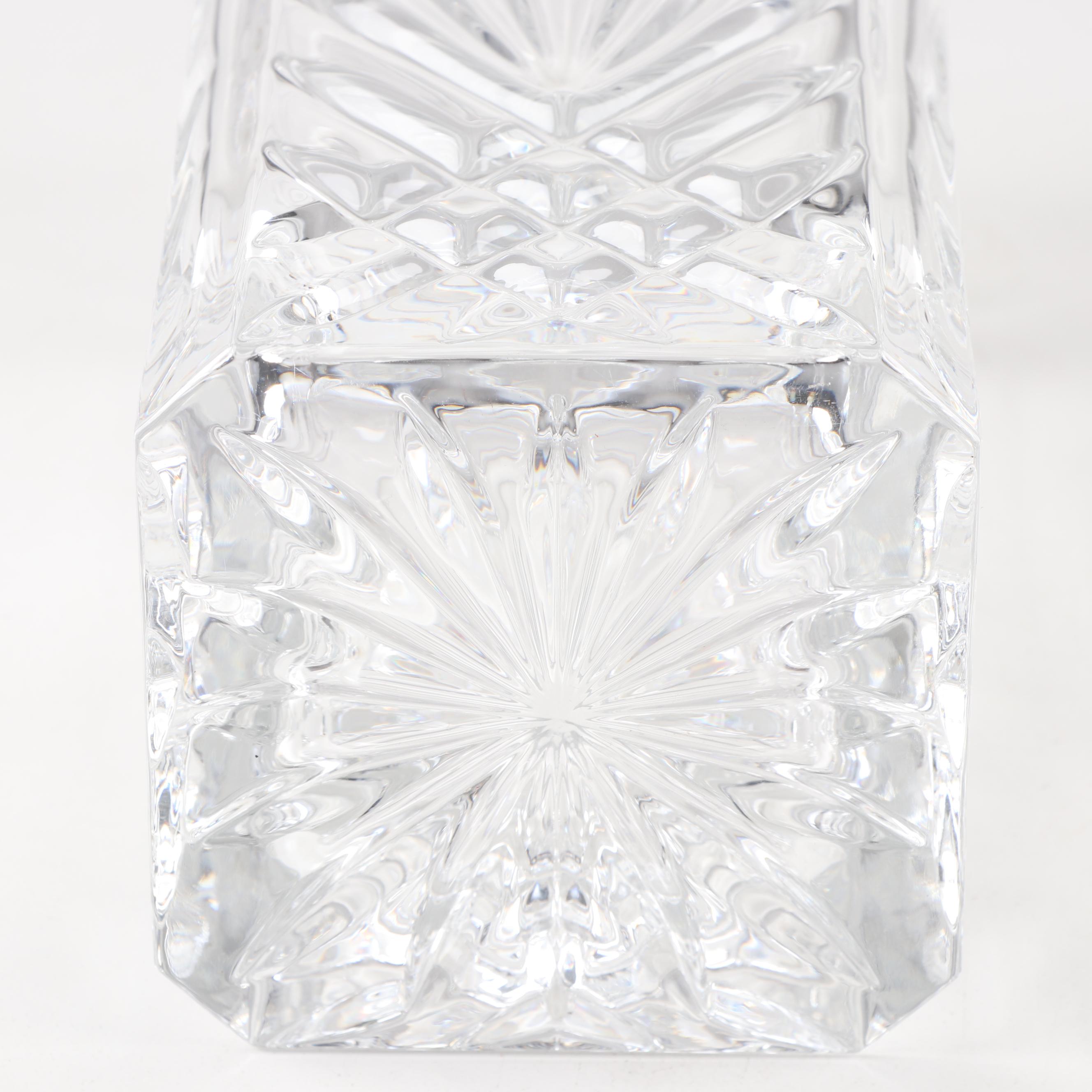Crystal and Glass Barware Featuring Block "Olympic" Decanter