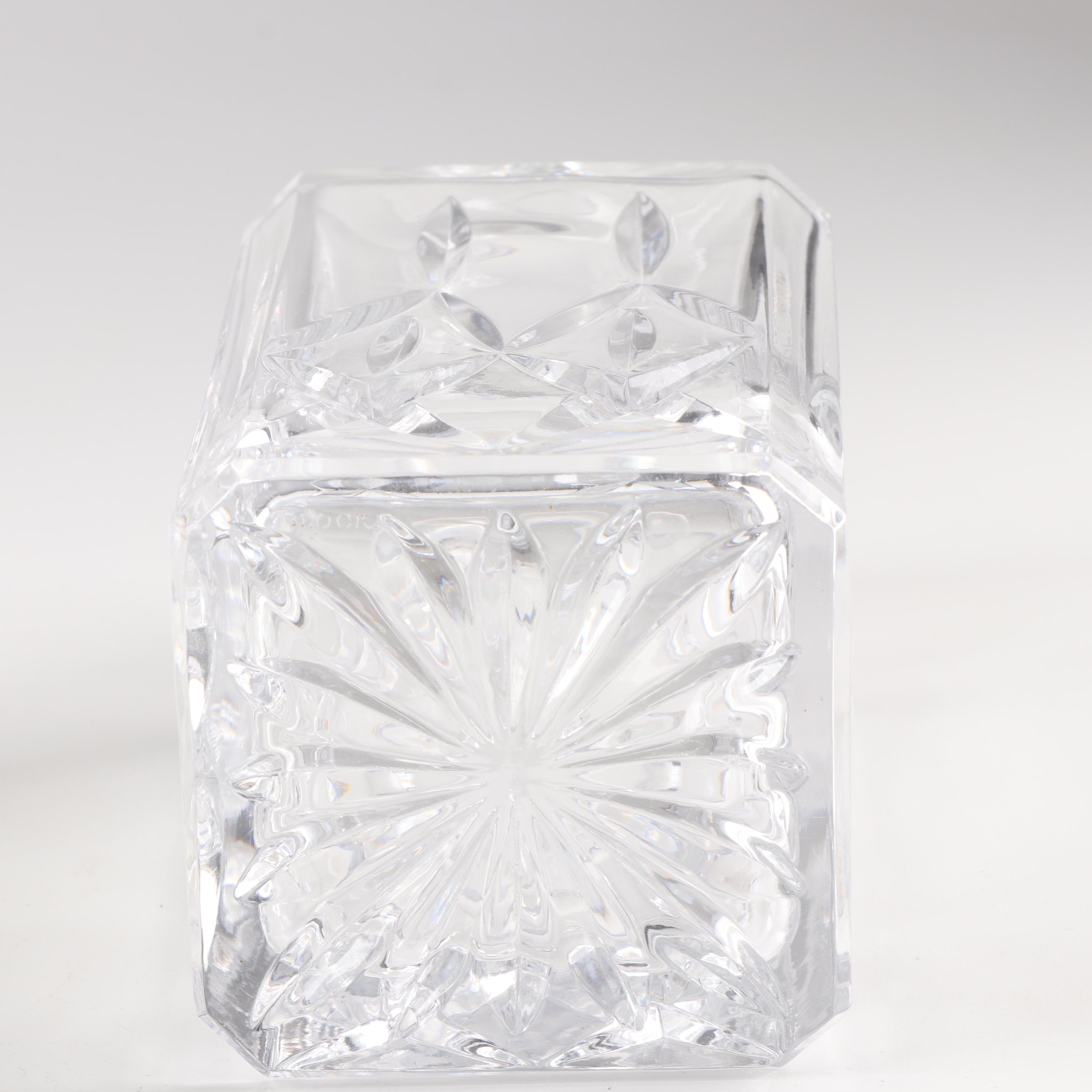 Crystal and Glass Barware Featuring Block "Olympic" Decanter