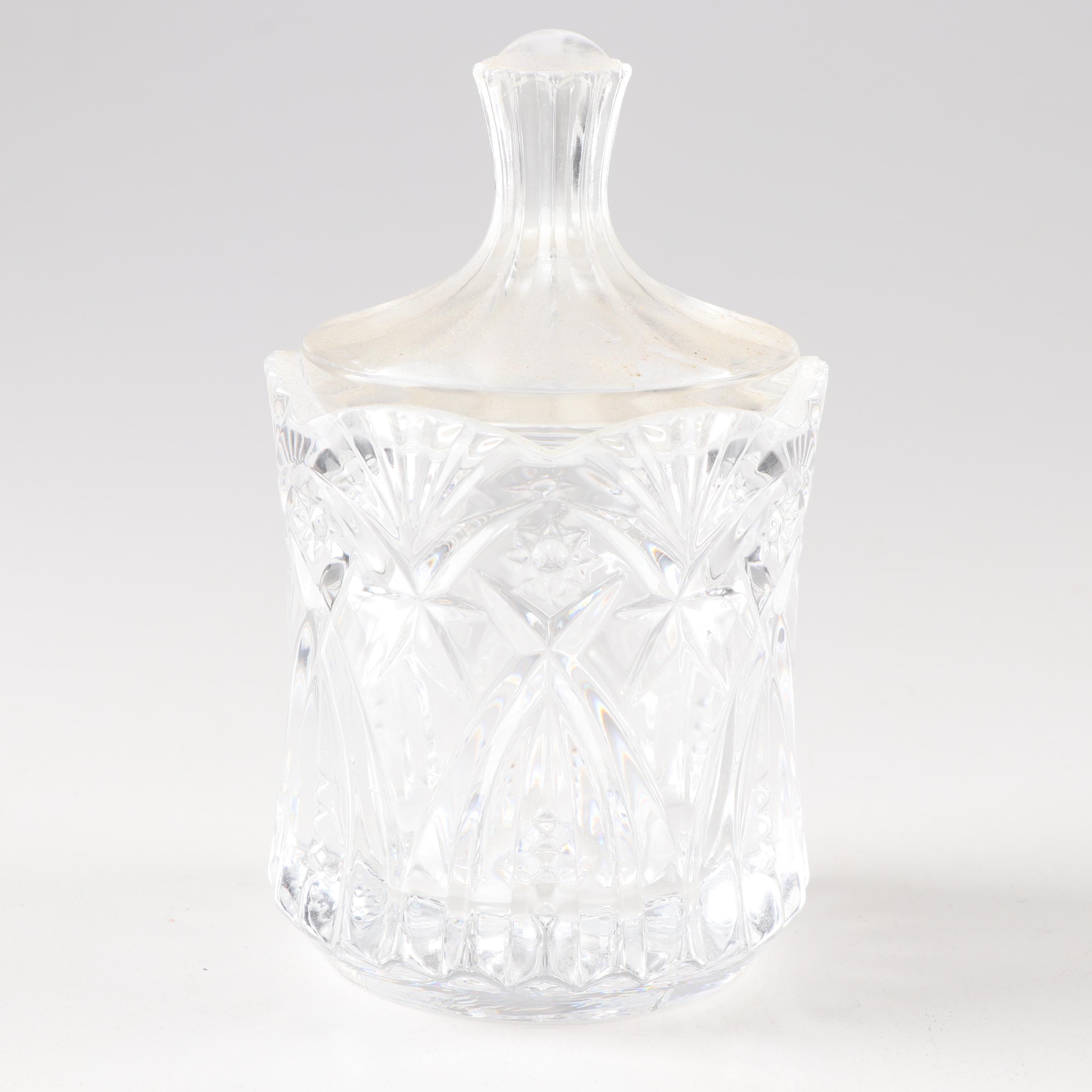Crystal and Glass Barware Featuring Block "Olympic" Decanter