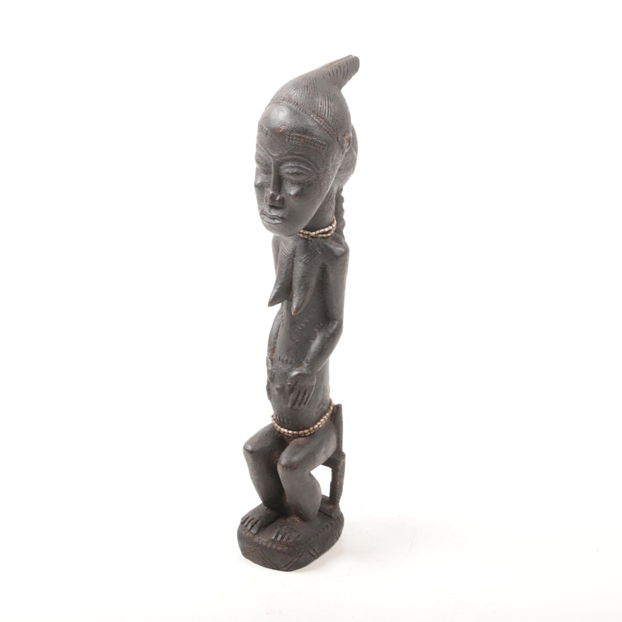 Wooden Baule Style Figure