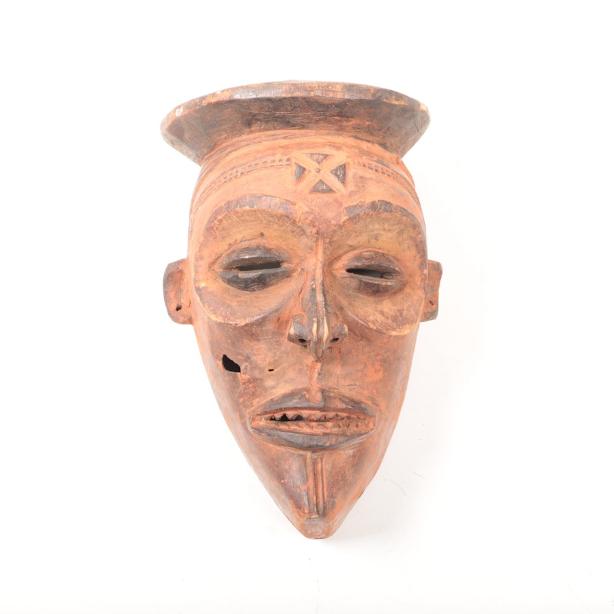 Wooden Chokwe Style Mask