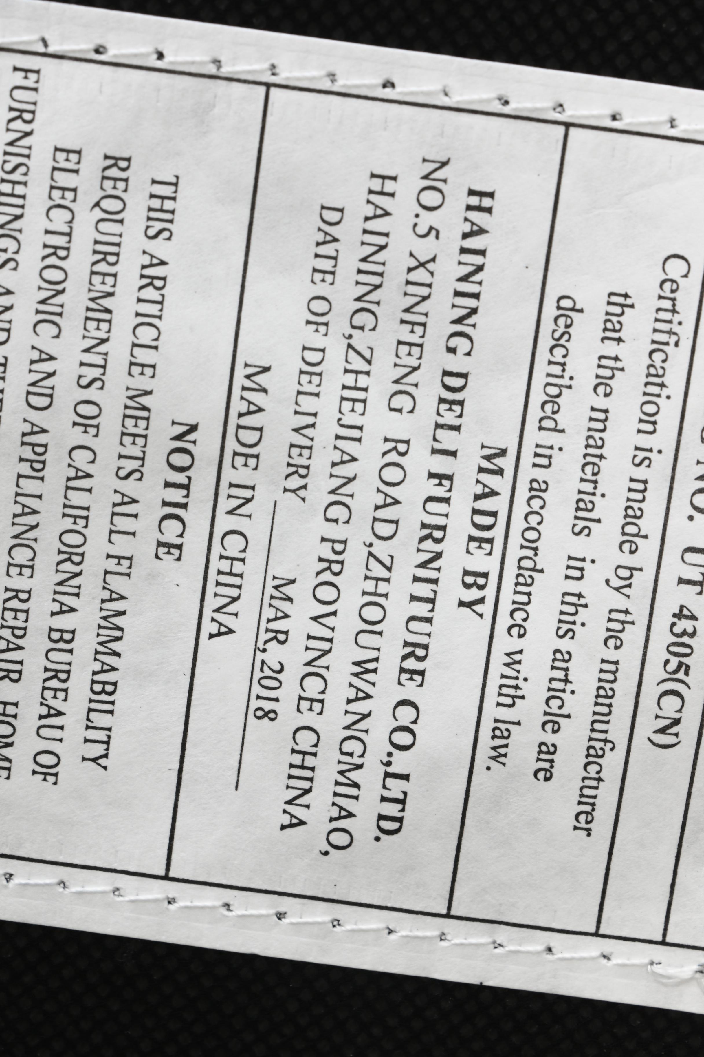 Haining Deli Furniture Leather Reclining Loveseat, Contemporary