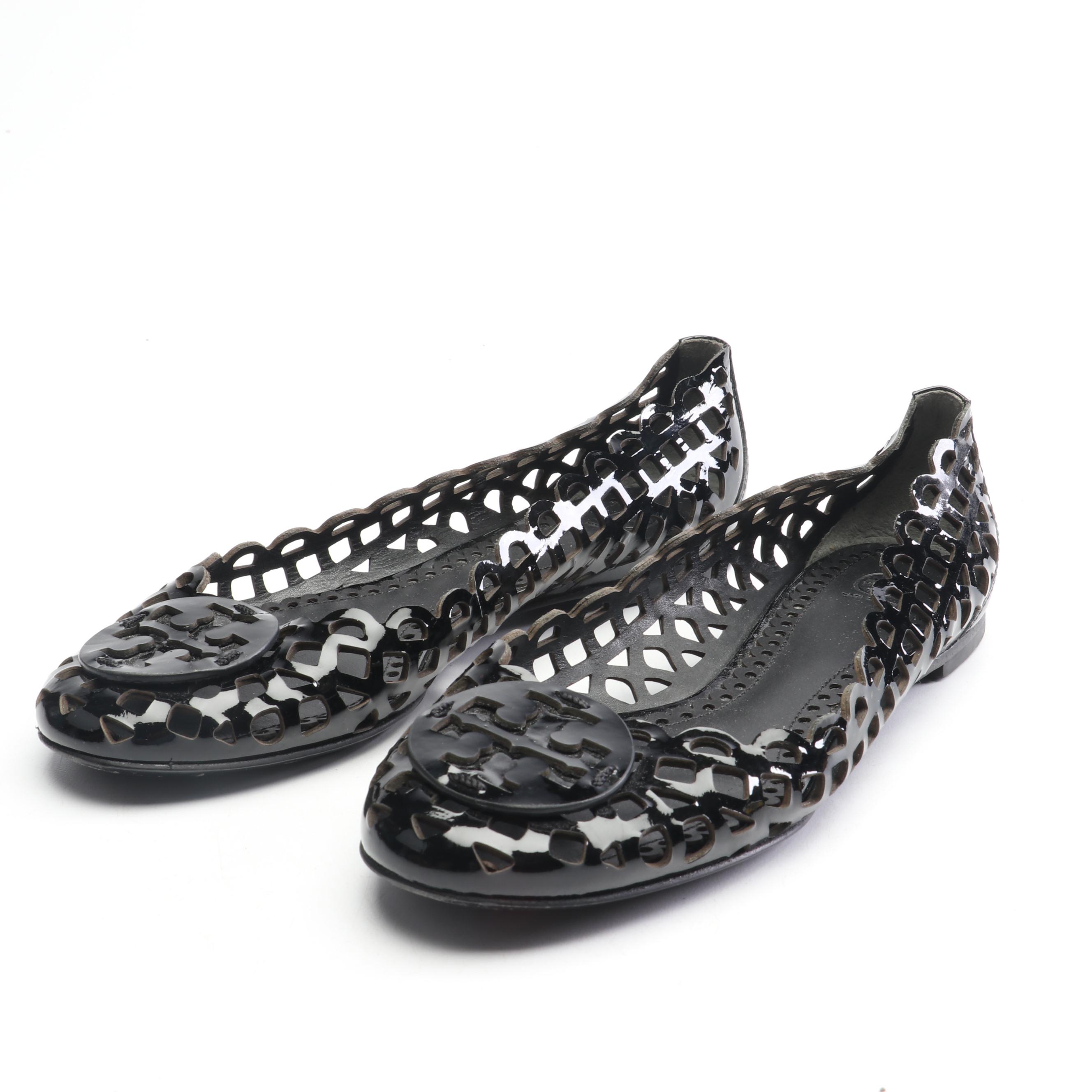 Tory Burch Patent Leather Flats, Sorel Suede Boots and Franco Sarto Suede Mules