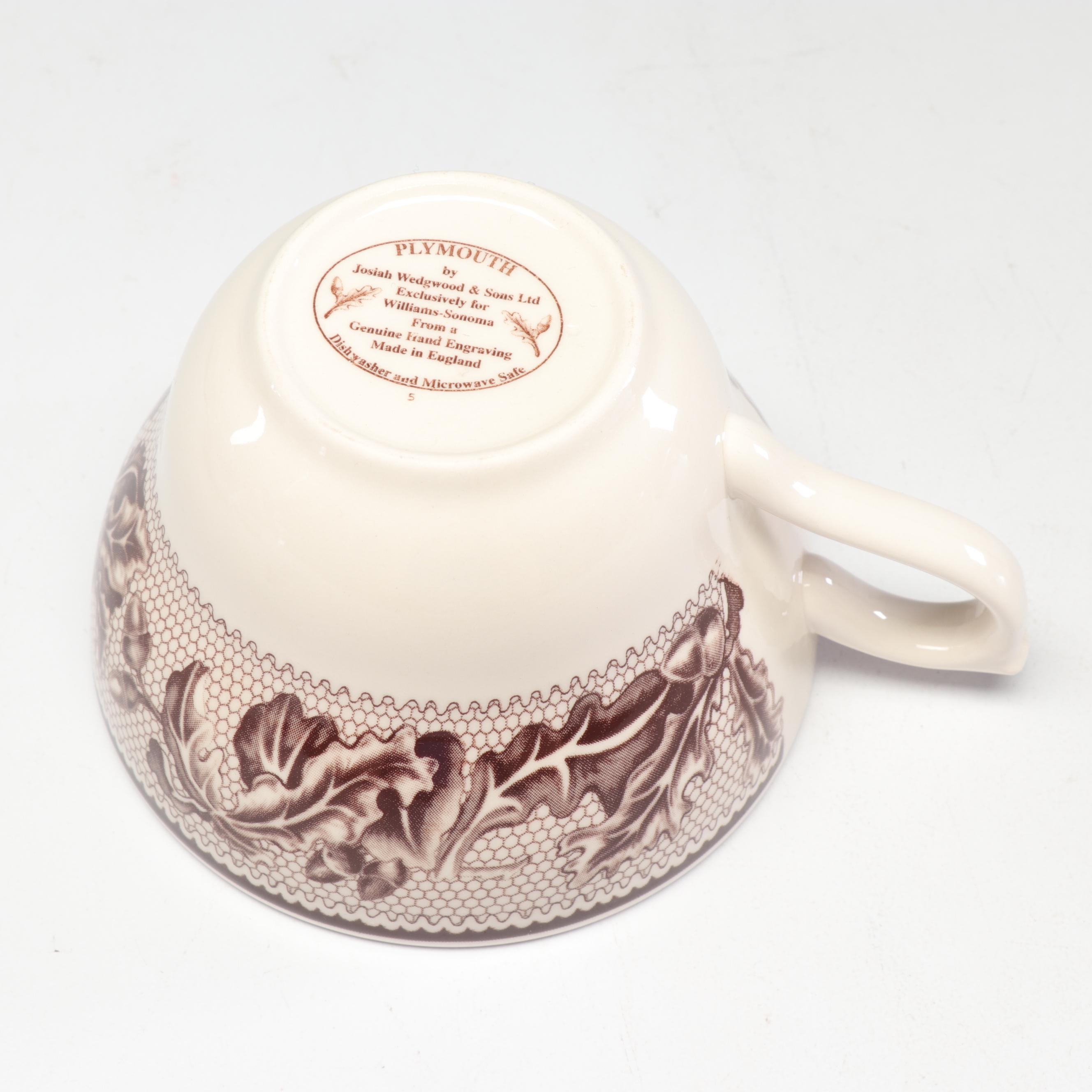Wedgwood for Williams-Sonoma "Plymouth" Porcelain Tableware