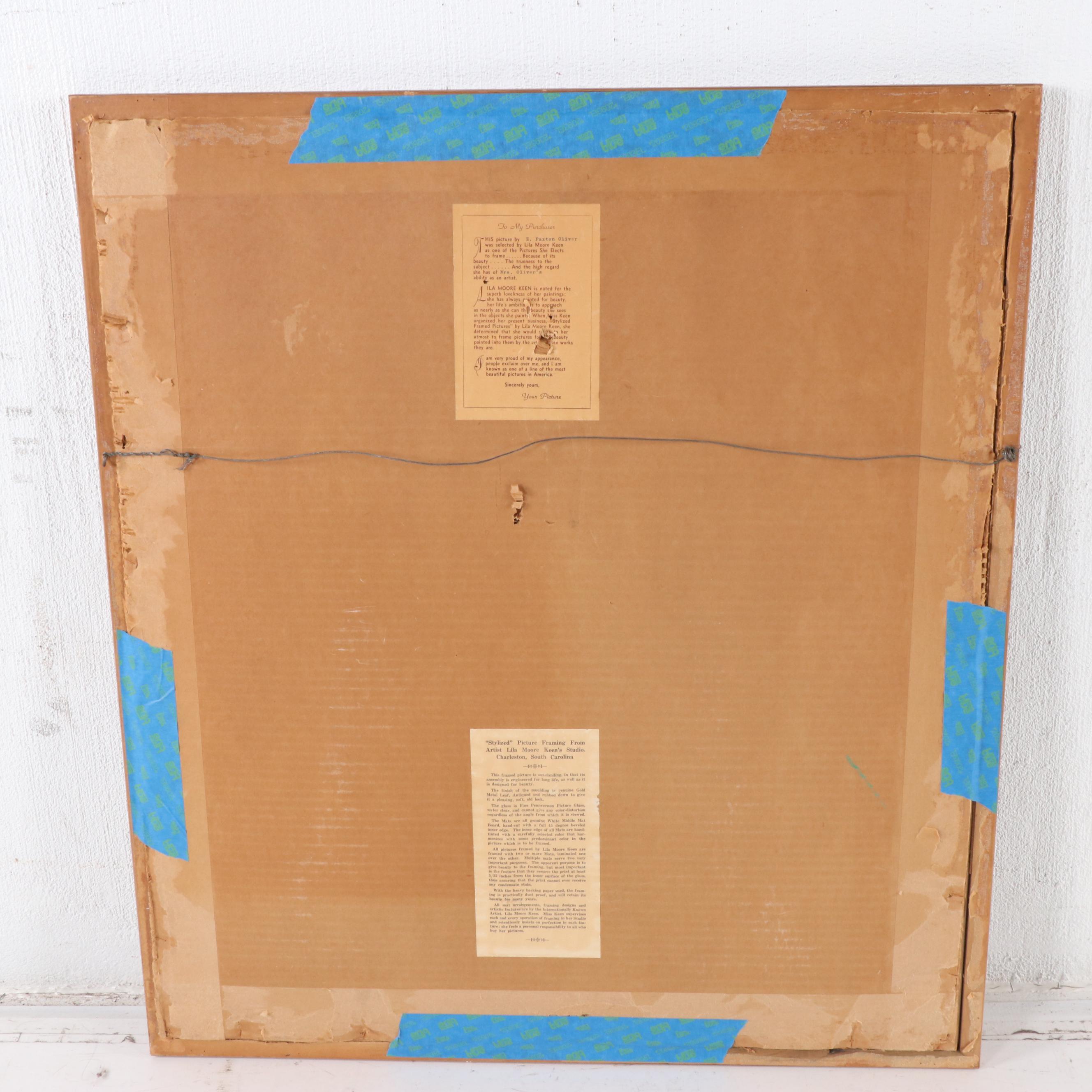 Offset Lithograph After Elizabeth Paxton Oliver "Mockingbird"