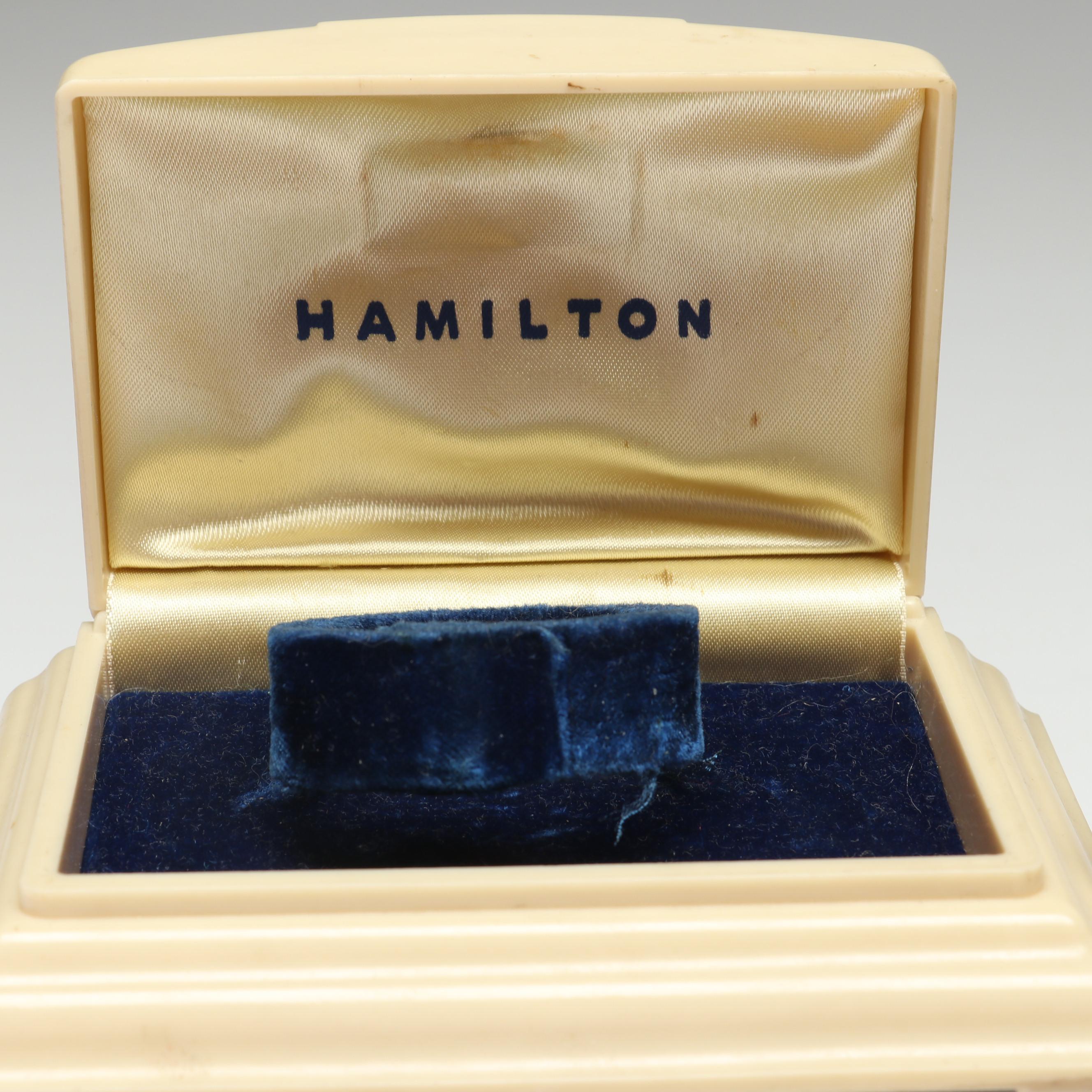 Hamilton Celluloid Watch Boxes, 1940s