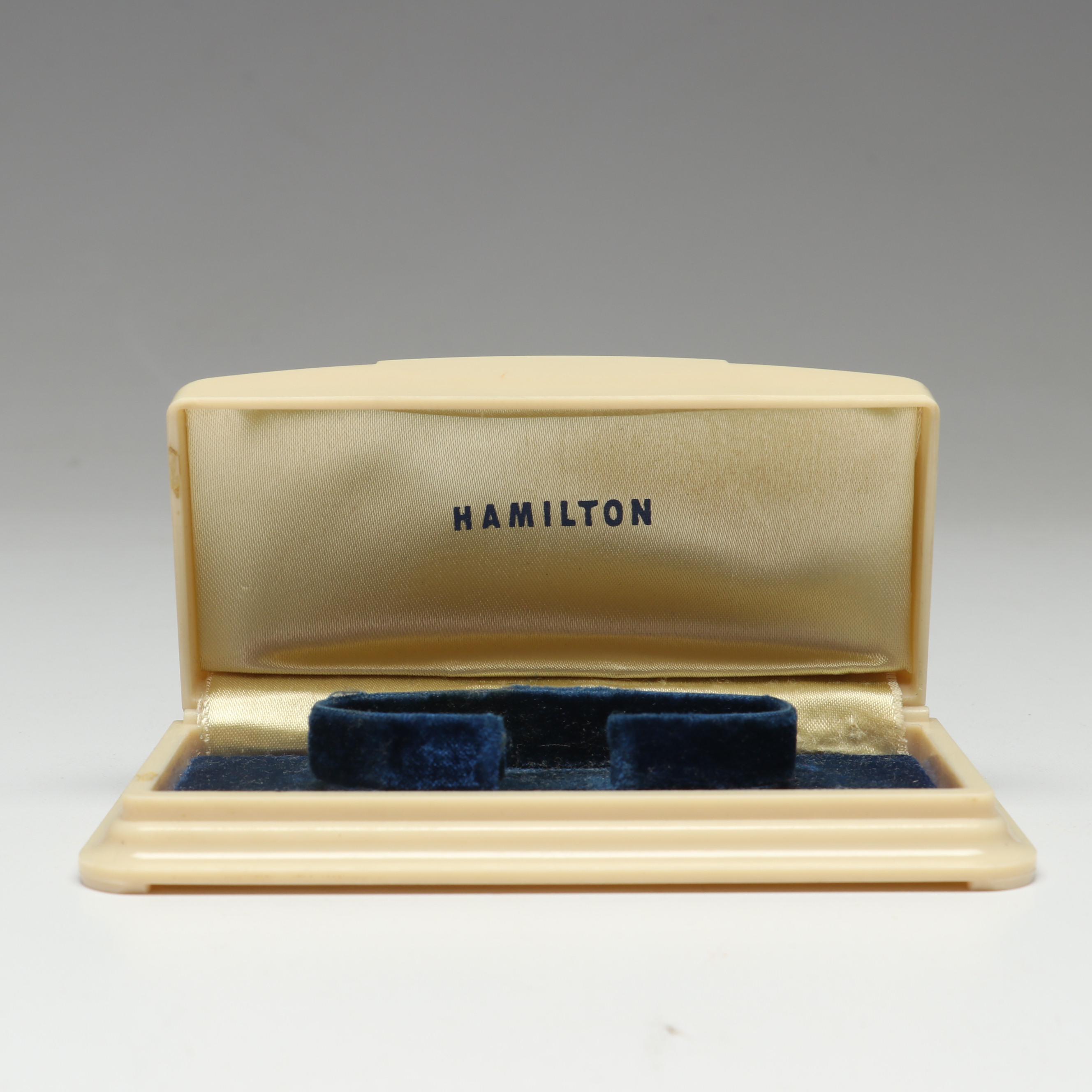 Hamilton Celluloid Watch Boxes, 1940s