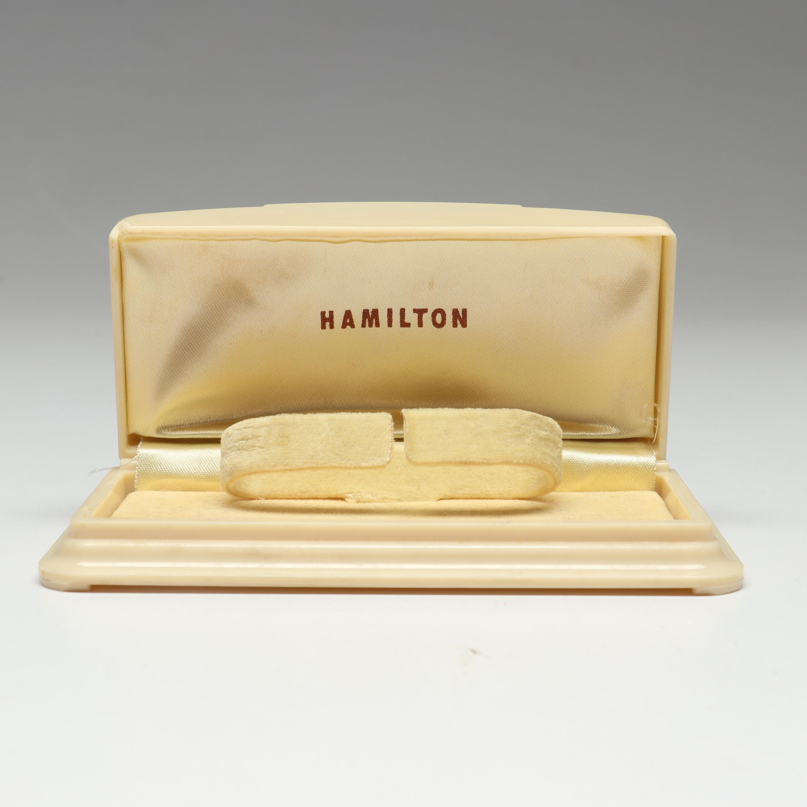 Hamilton Celluloid Watch Boxes, 1940s