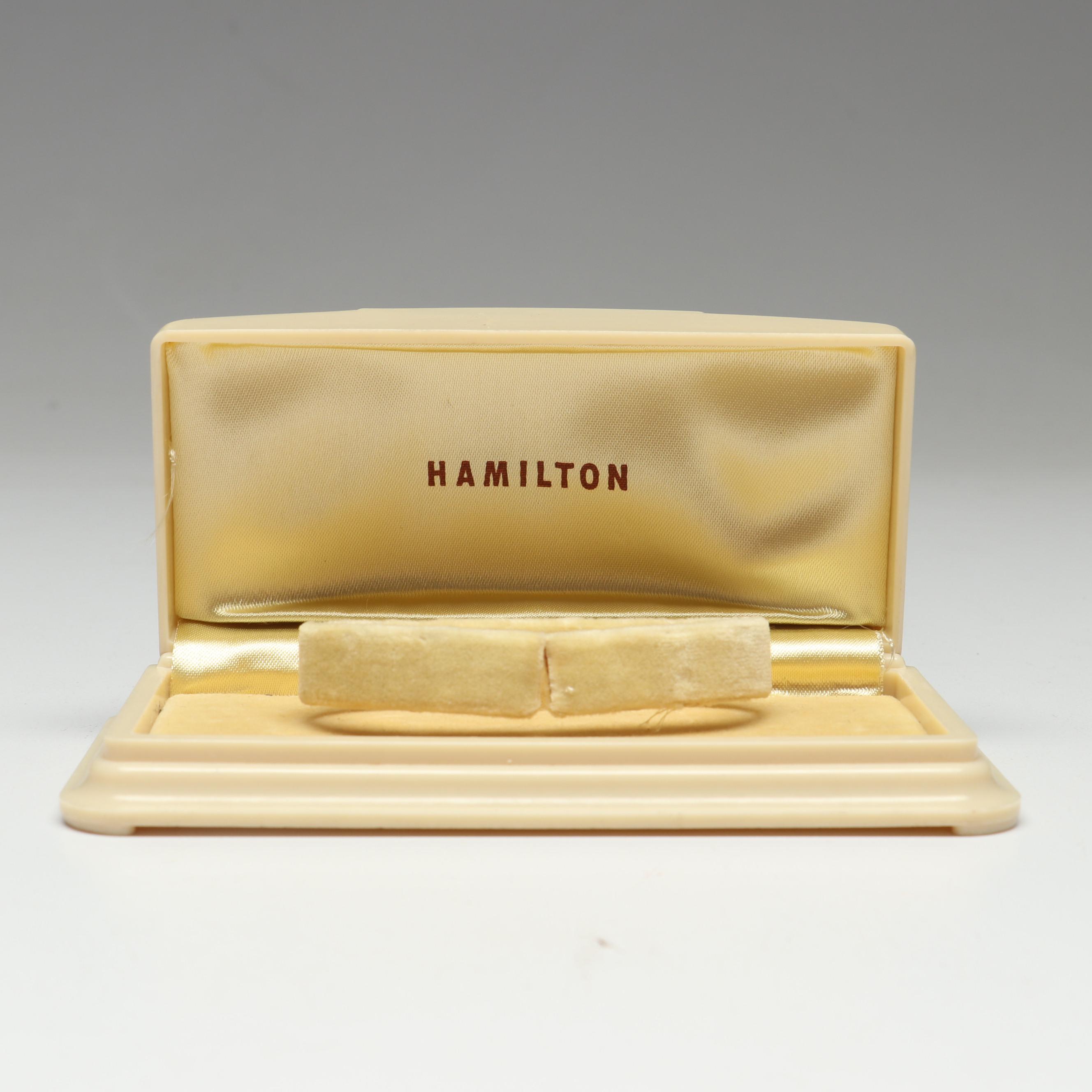 Hamilton Celluloid Watch Boxes, 1940s