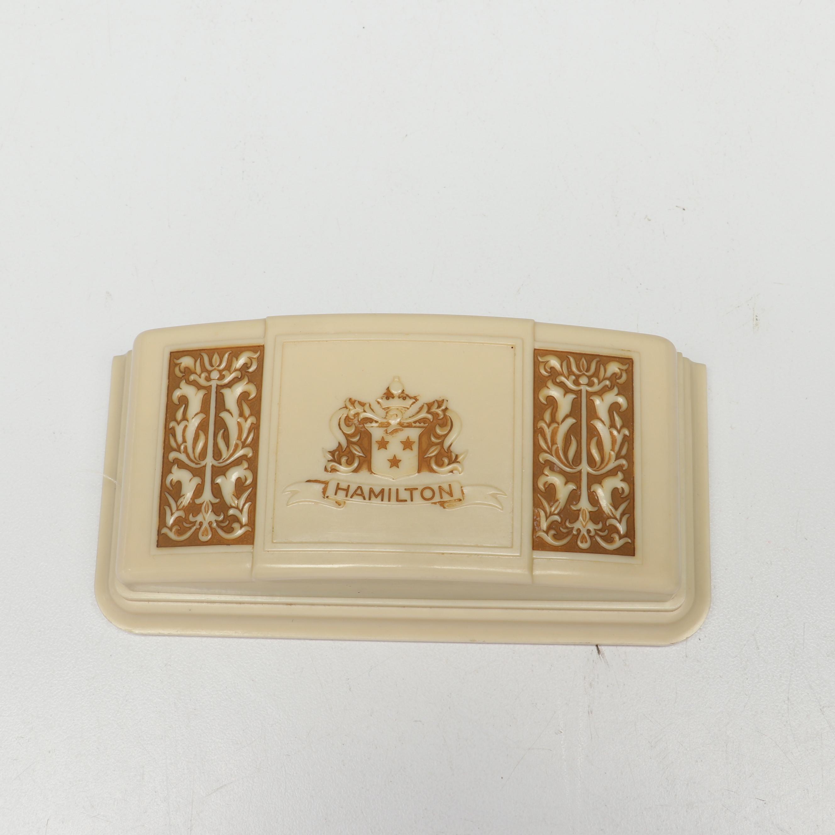 Hamilton Celluloid Watch Boxes, 1940s