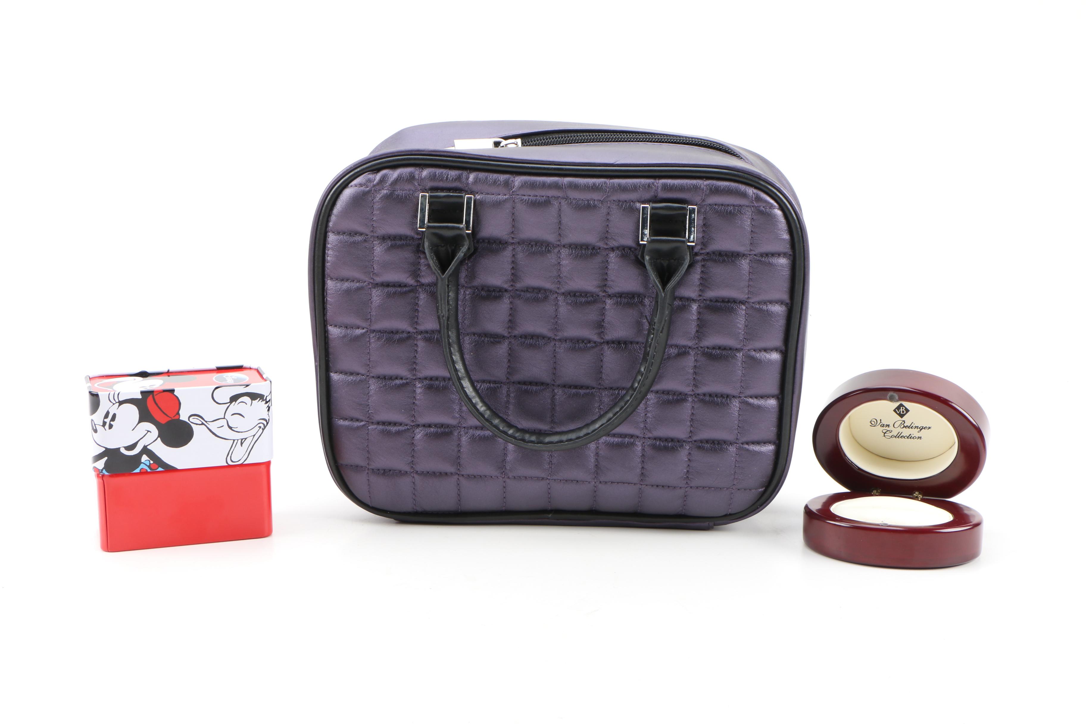 Jewelry Travel Case with Boxes and Pouches