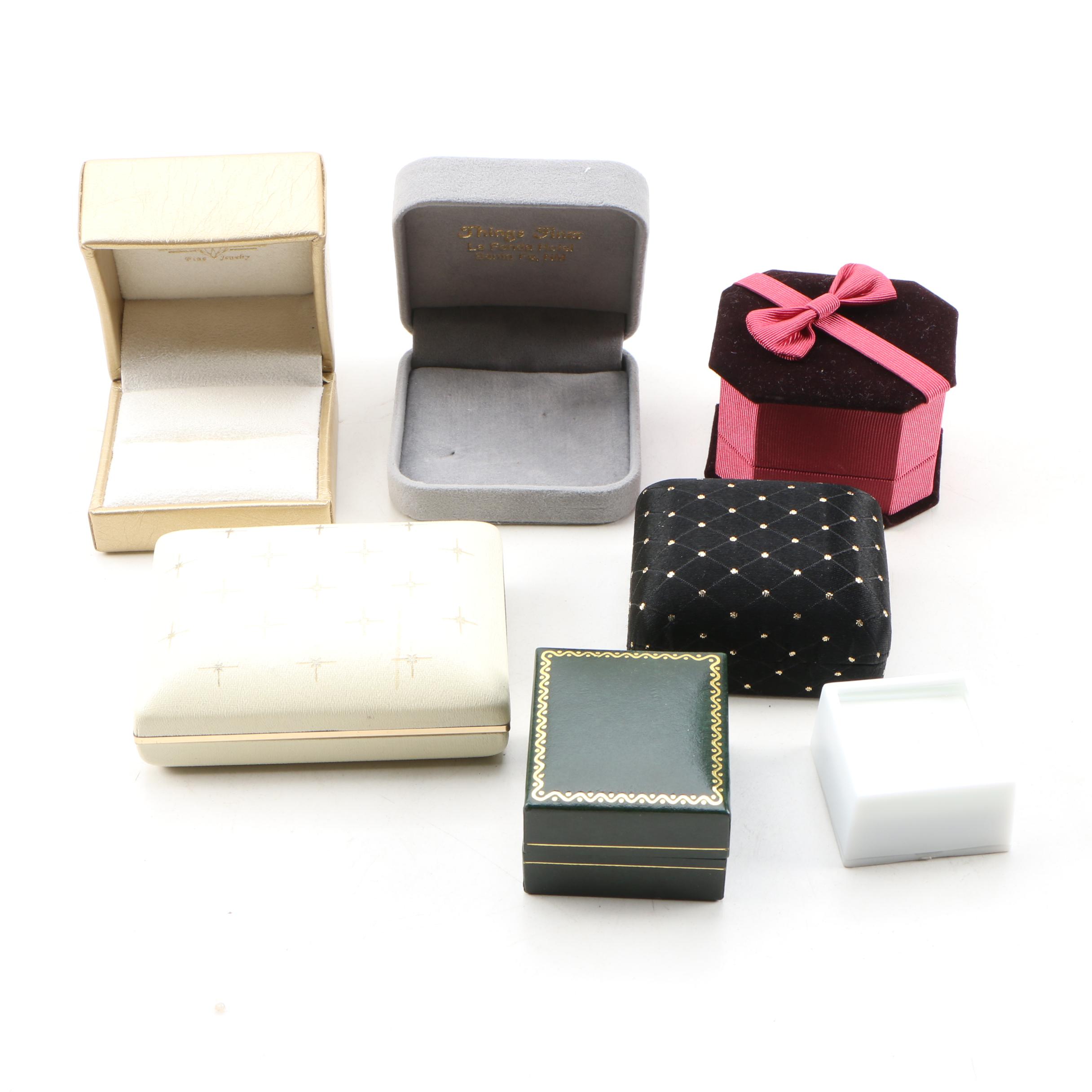 Jewelry Travel Case with Boxes and Pouches