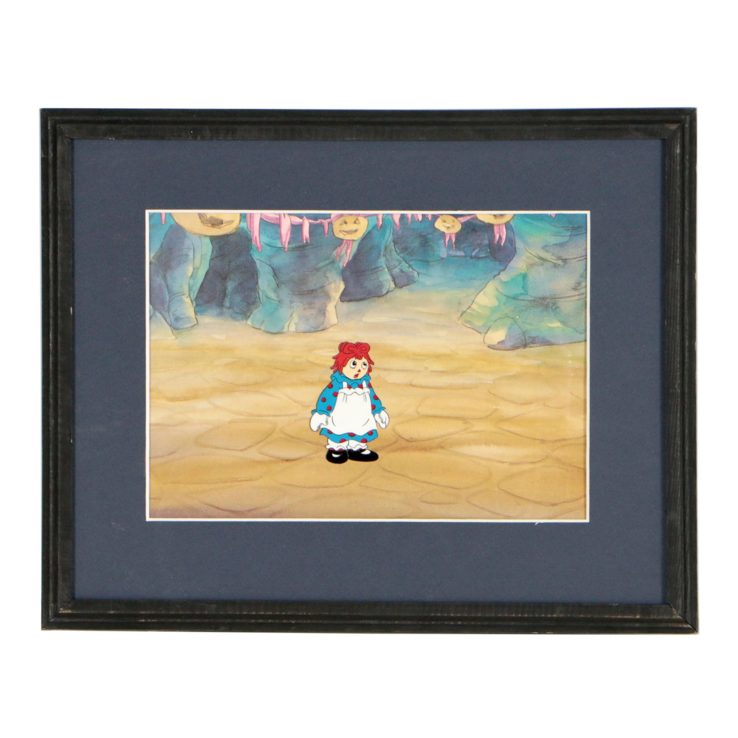 "The Adventures of Raggedy Ann and Andy" Production Cel