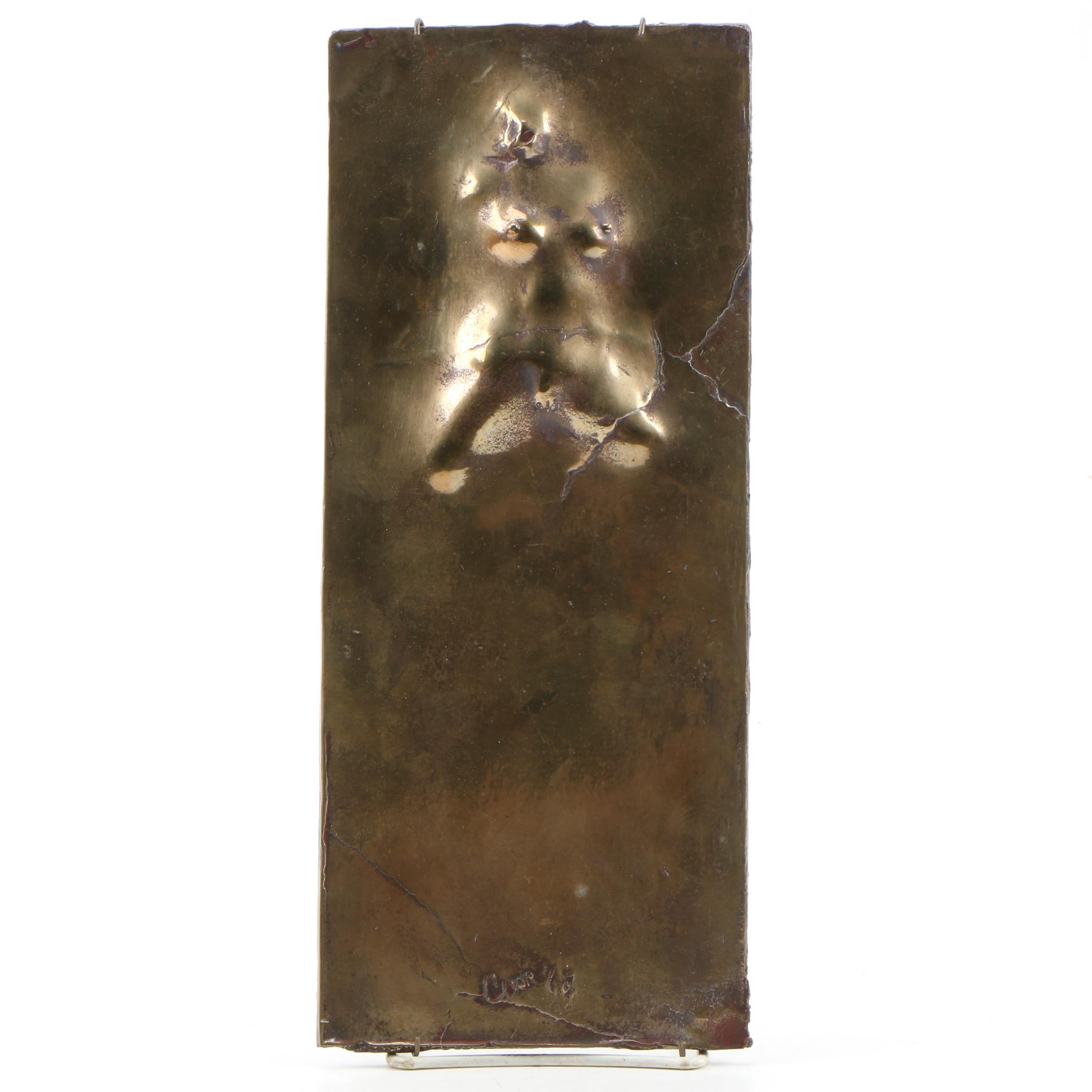 Robert L. Coon Cast Bronze Relief Sculpture