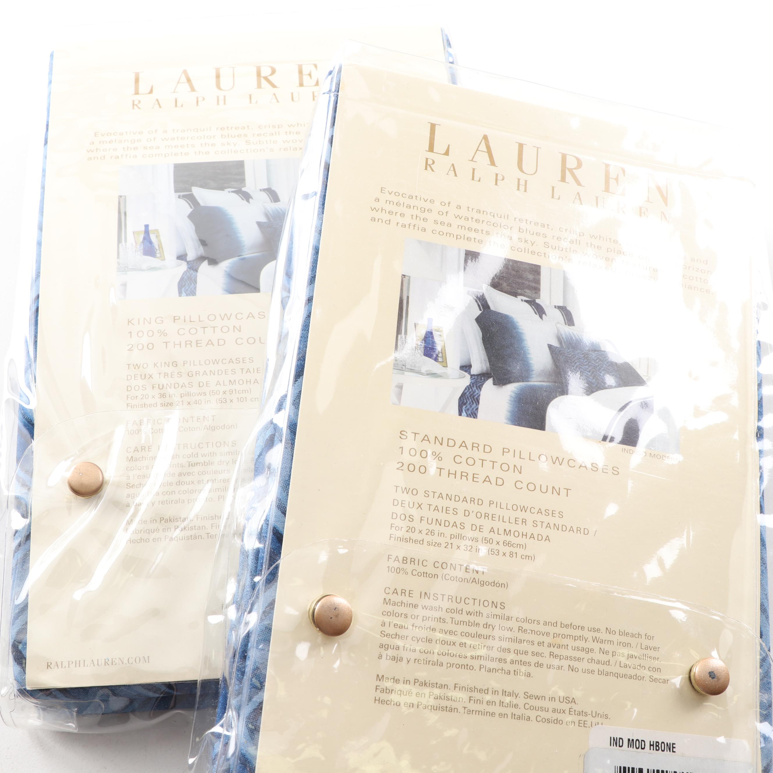 Ralph Lauren Indigo Modern Ombré Bedding